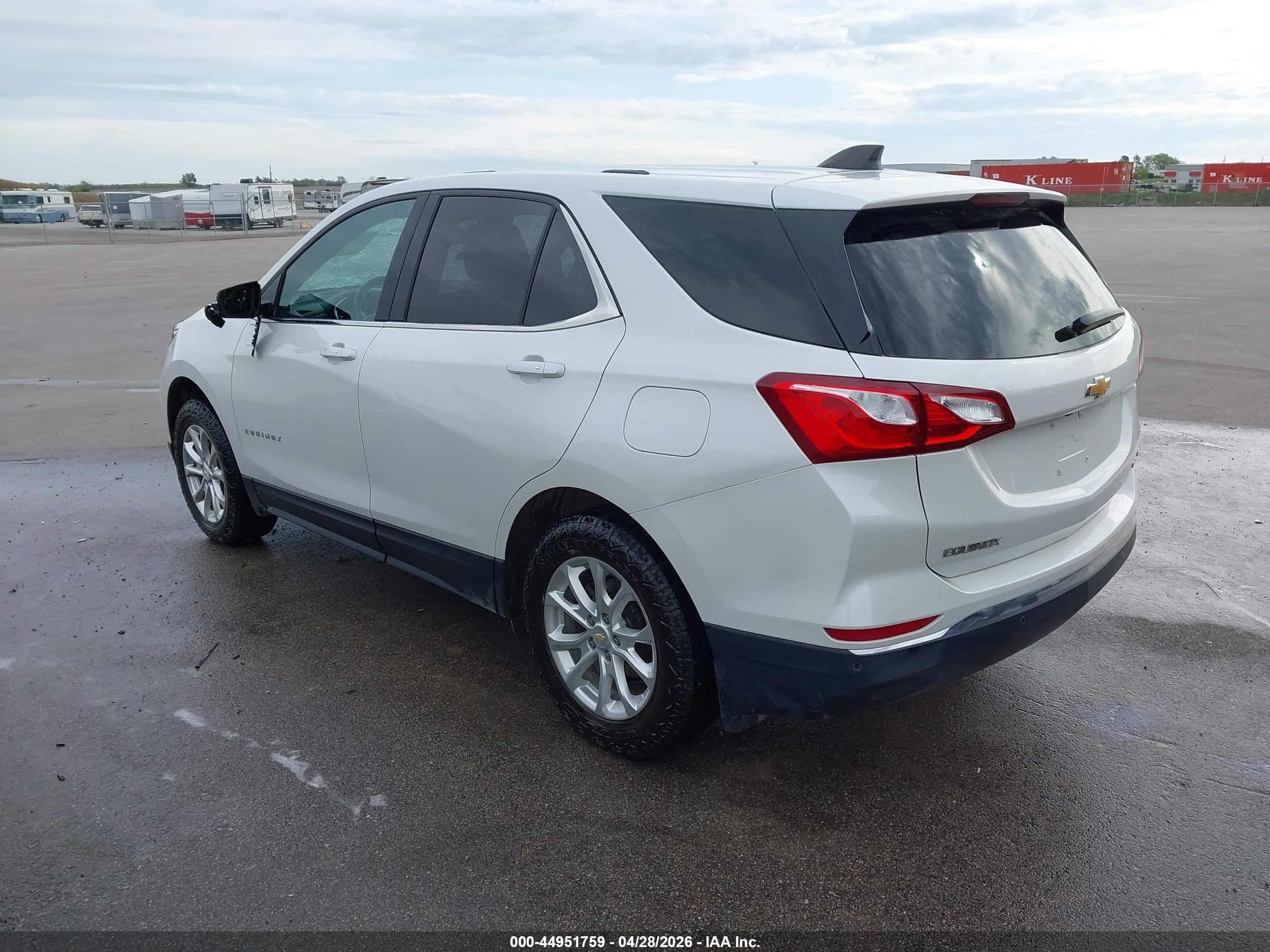 2019 Chevrolet Equinox Lt Белый vin: 2GNAXTEV3K6292346
