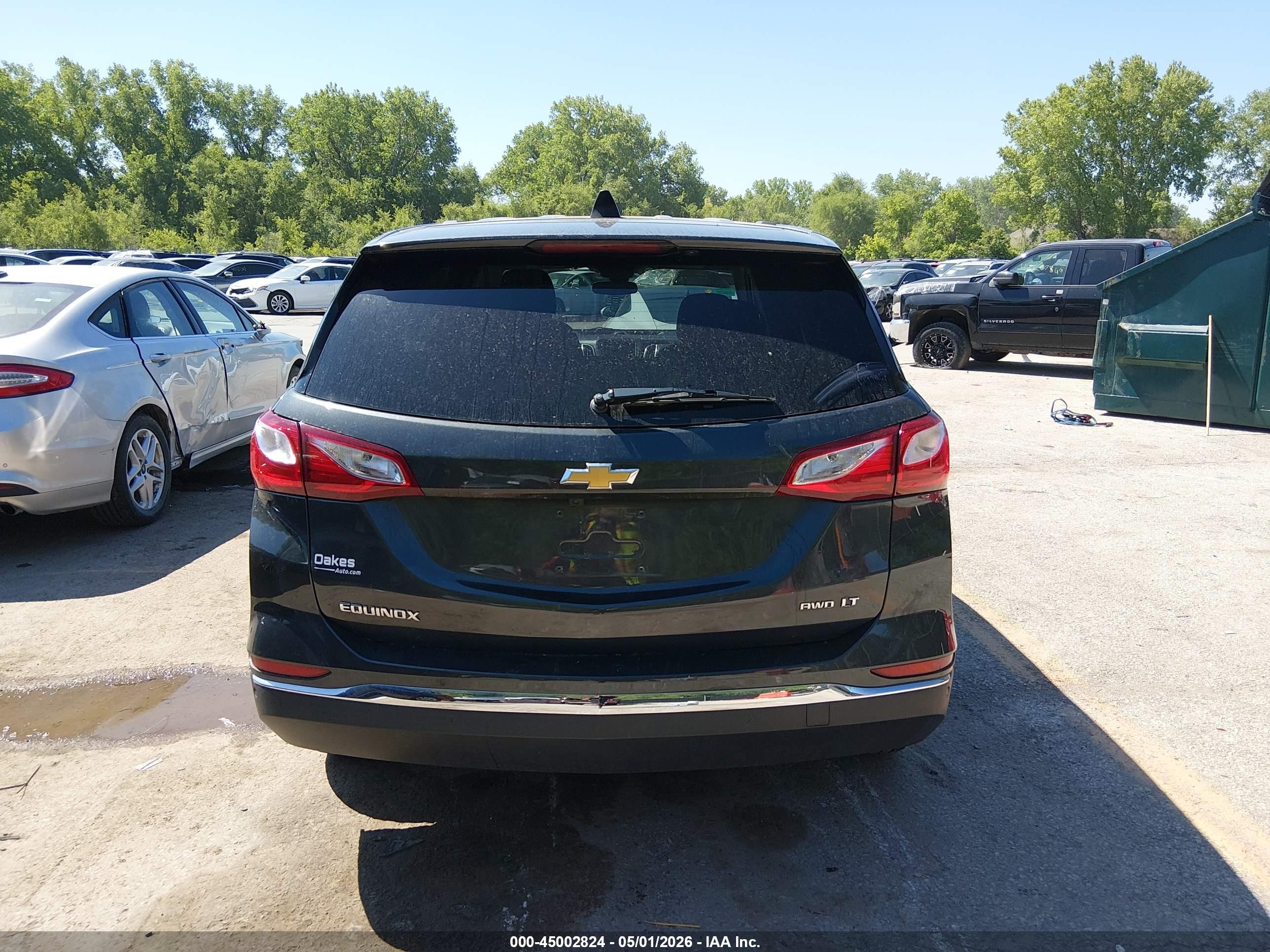 2019 Chevrolet Equinox Lt Gray vin: 2GNAXTEV6K6168216