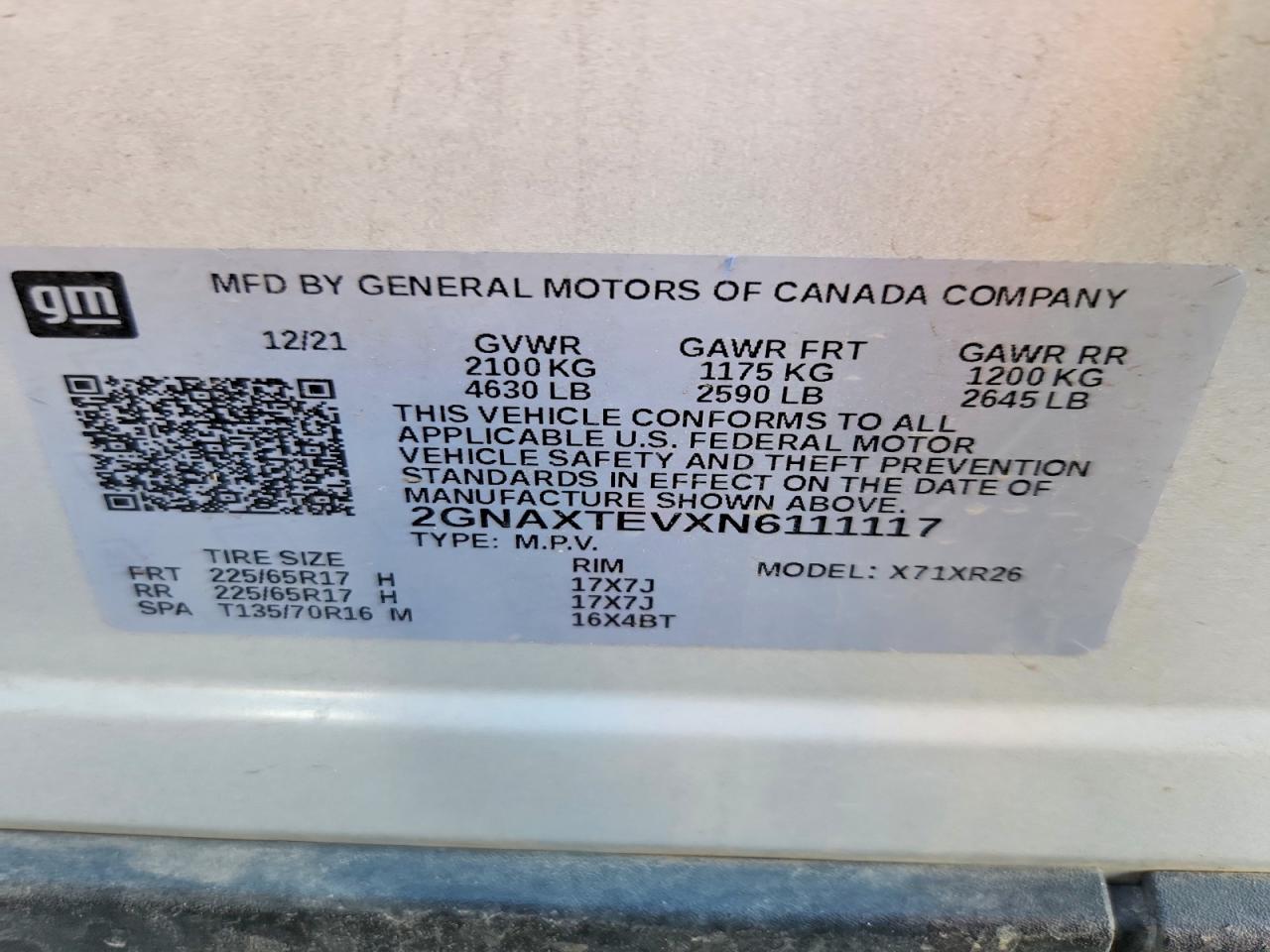 2022 Chevrolet Equinox Lt White vin: 2GNAXTEVXN6111117