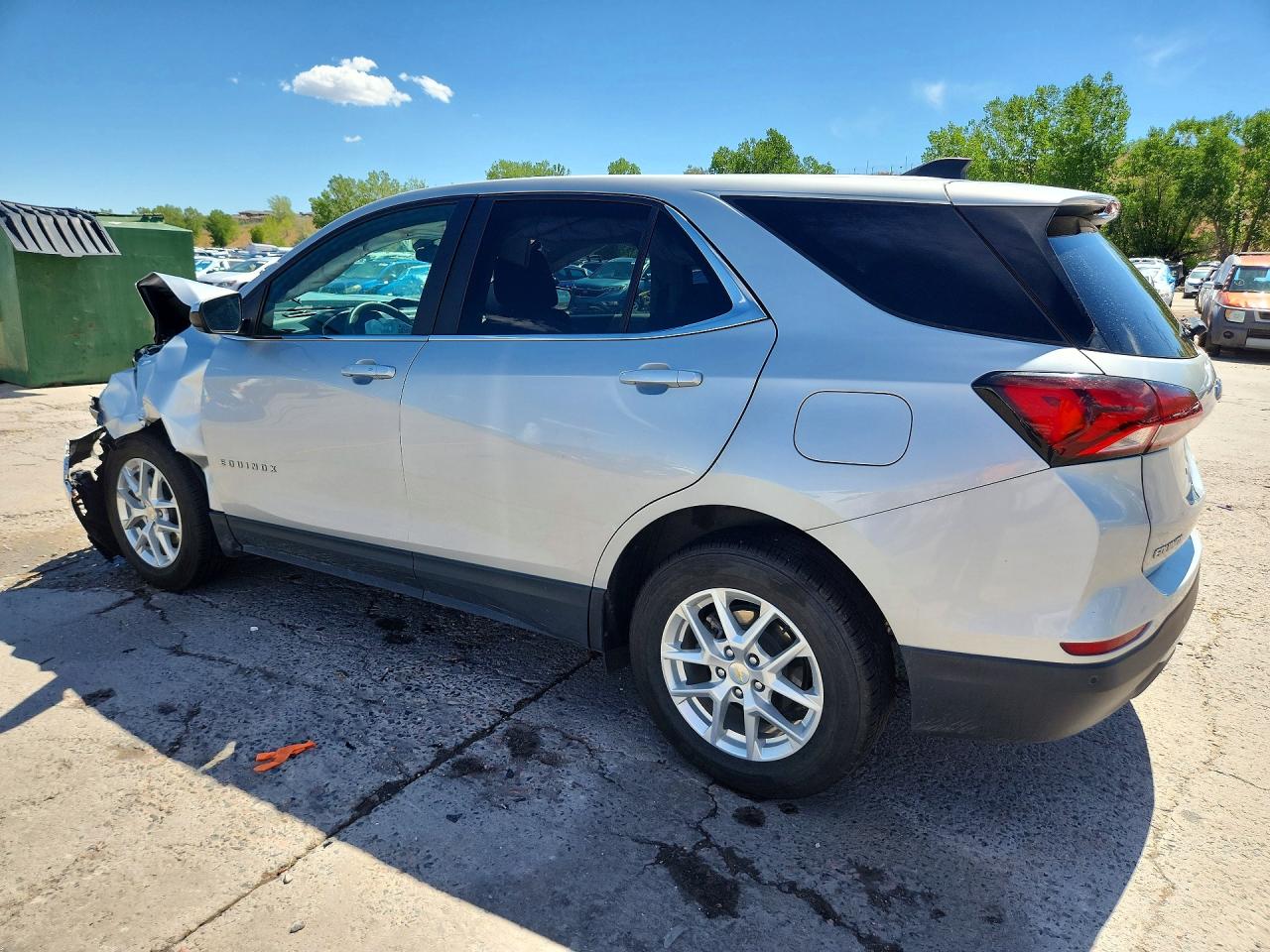 2022 Chevrolet Equinox Lt White vin: 2GNAXTEVXN6111117
