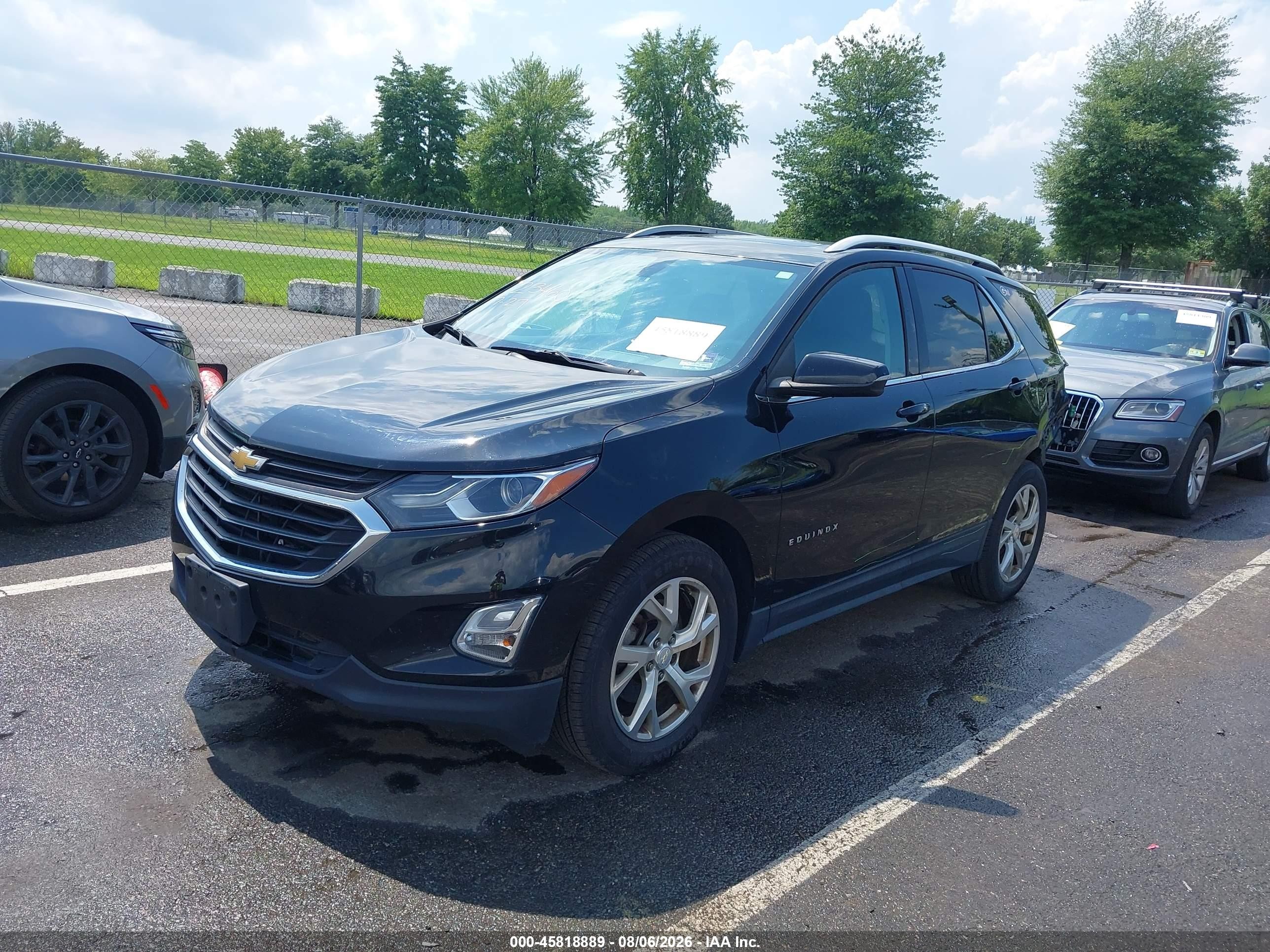 2018 Chevrolet Equinox Lt Black vin: 2GNAXTEX4J6145906