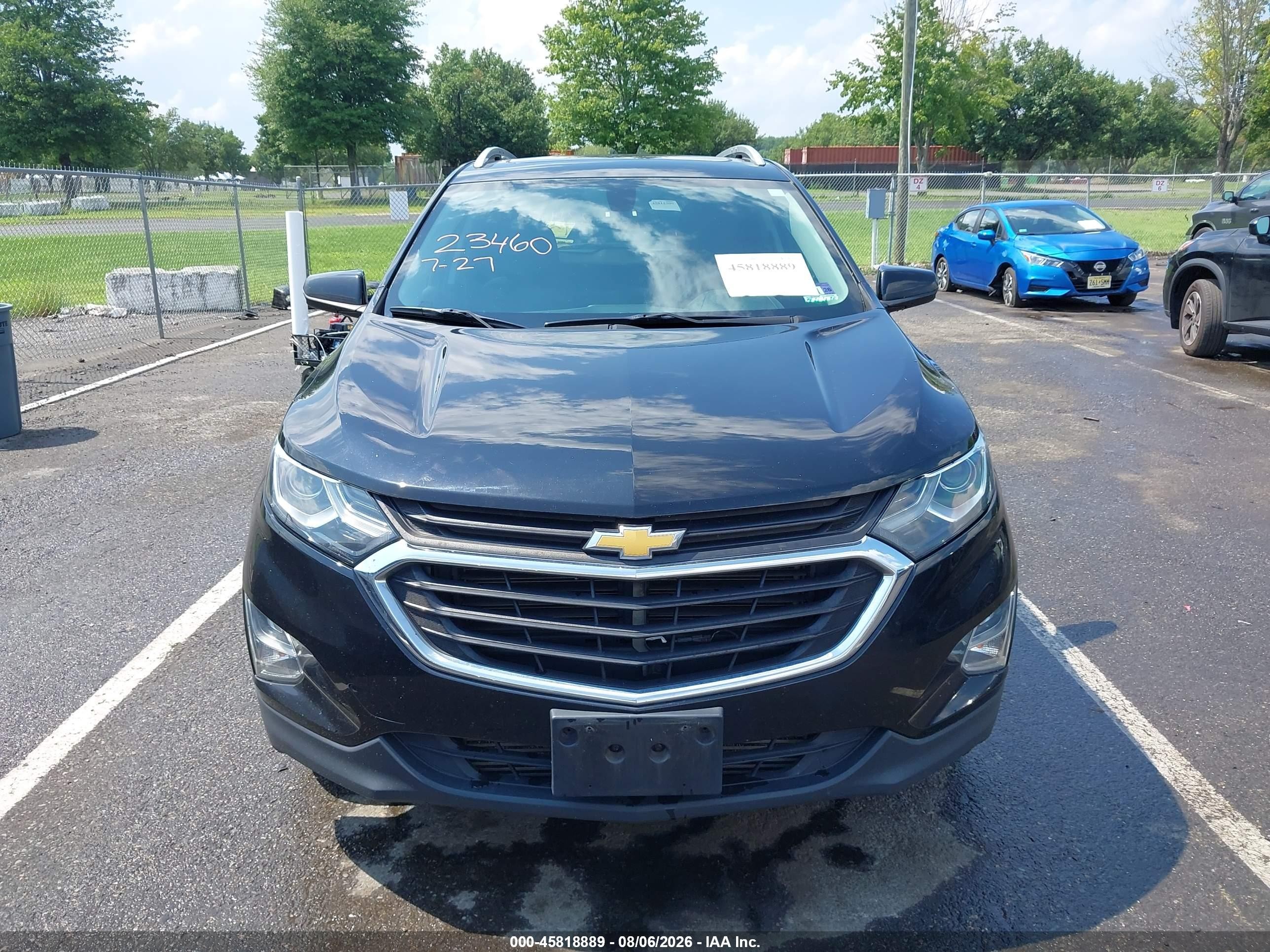 2018 Chevrolet Equinox Lt Black vin: 2GNAXTEX4J6145906