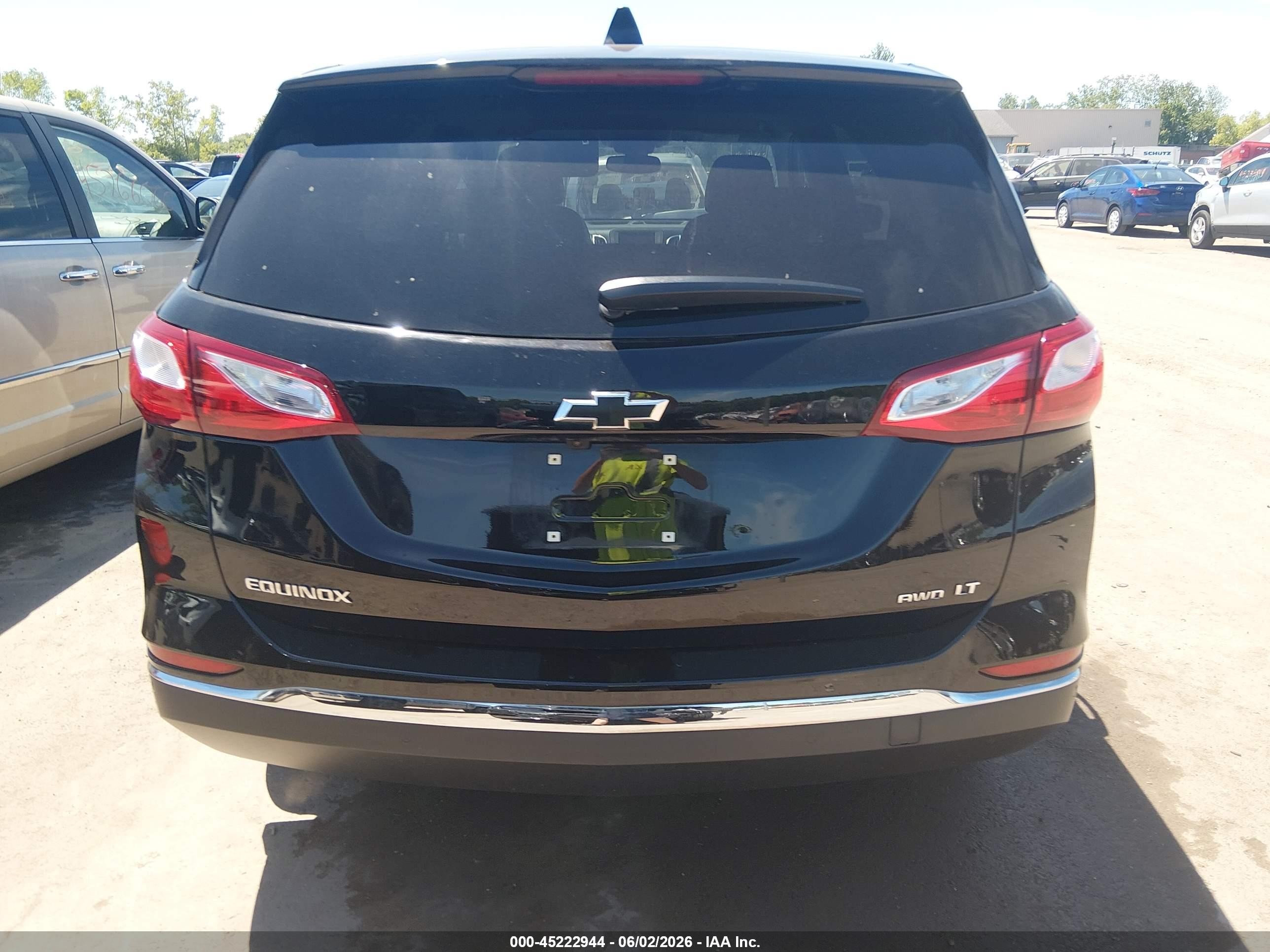 2020 Chevrolet Equinox Awd Lt 1.5l Turbo Black vin: 2GNAXUEV1L6184007