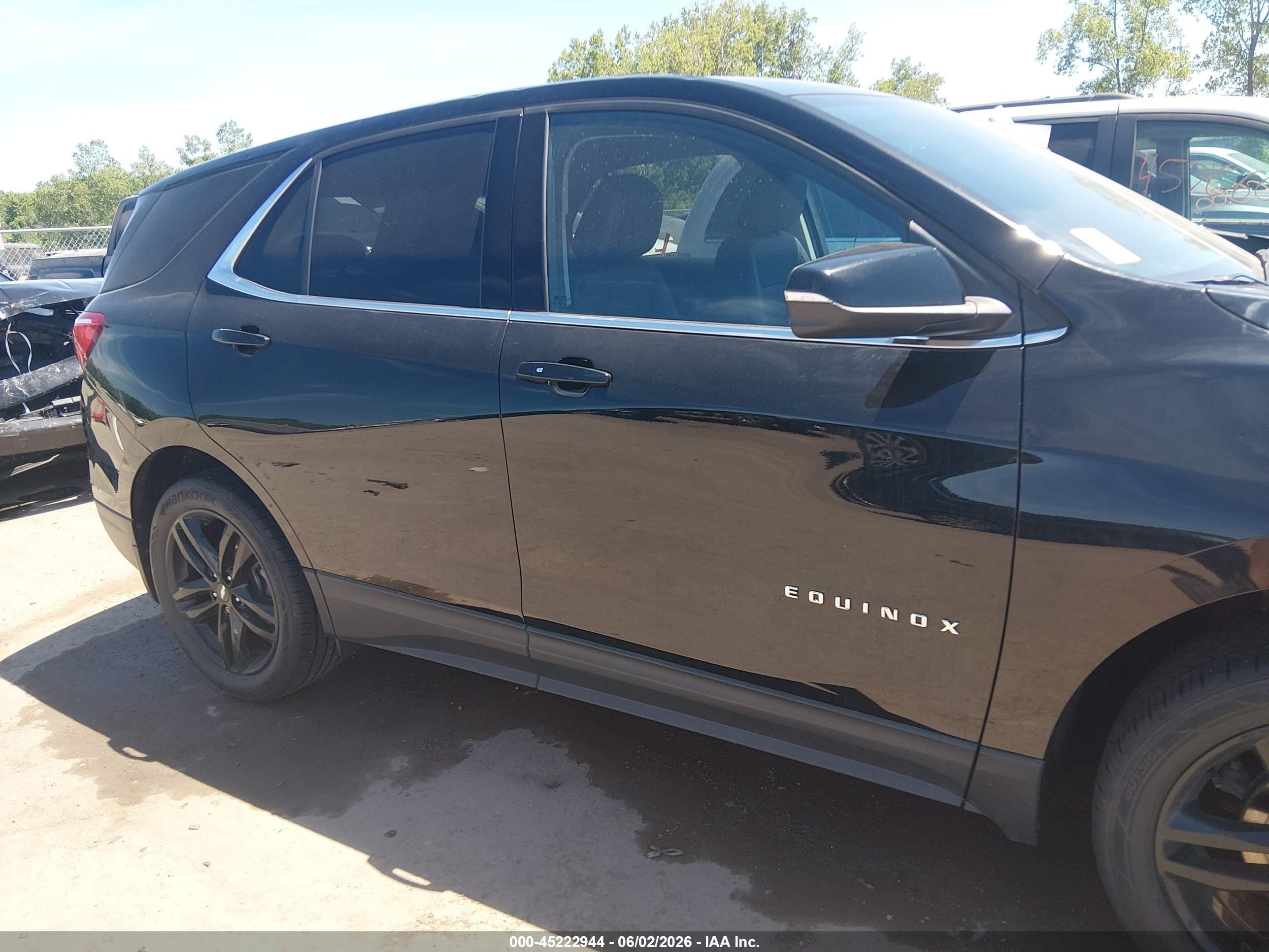 2020 Chevrolet Equinox Awd Lt 1.5l Turbo Black vin: 2GNAXUEV1L6184007