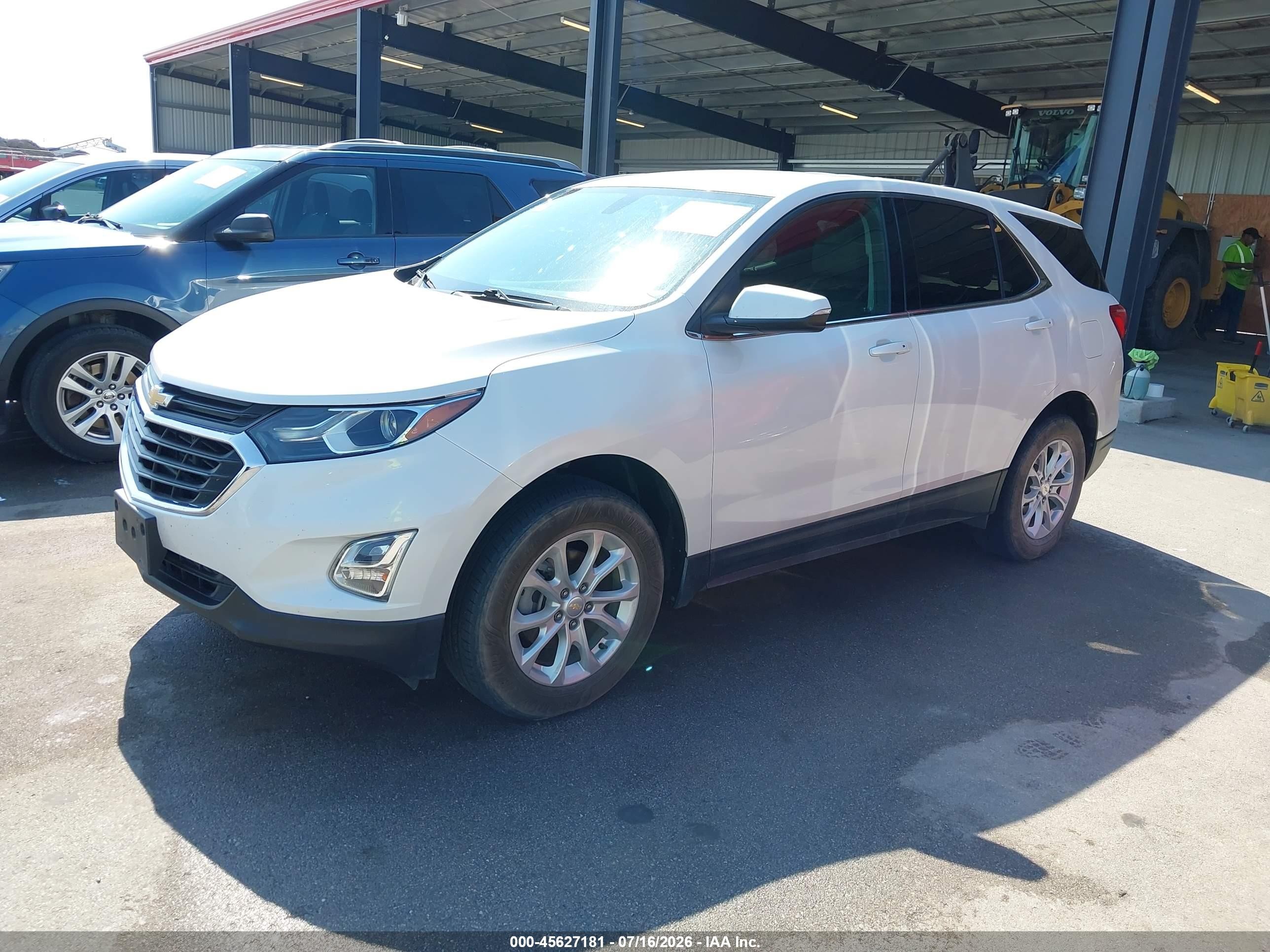 2019 Chevrolet Equinox Lt Белый vin: 2GNAXUEV2K6290769