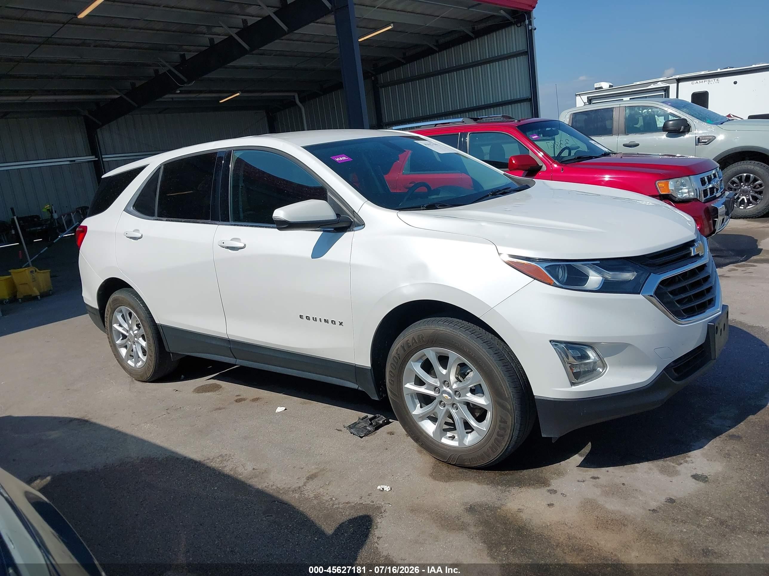 2019 Chevrolet Equinox Lt Белый vin: 2GNAXUEV2K6290769