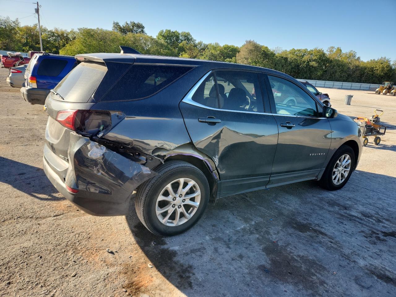 2020 Chevrolet Equinox Lt Gray vin: 2GNAXUEV2L6194867