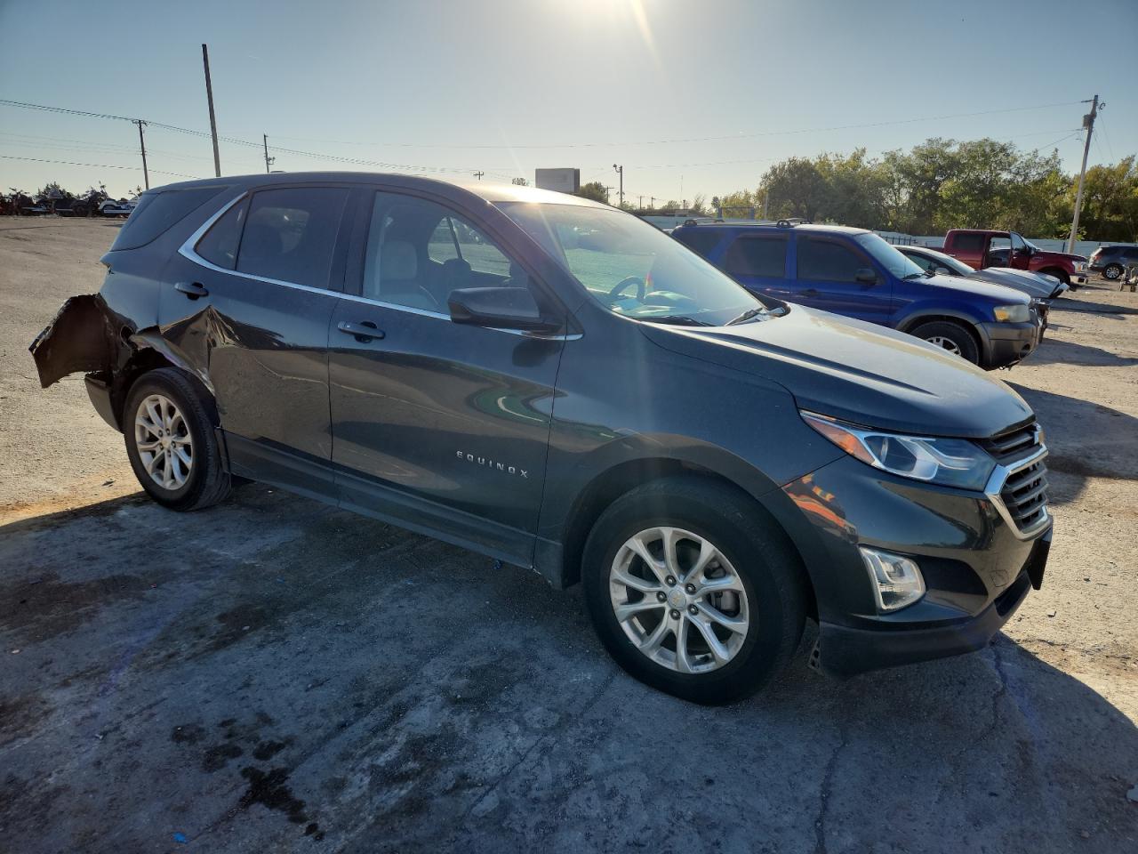 2020 Chevrolet Equinox Lt Gray vin: 2GNAXUEV2L6194867