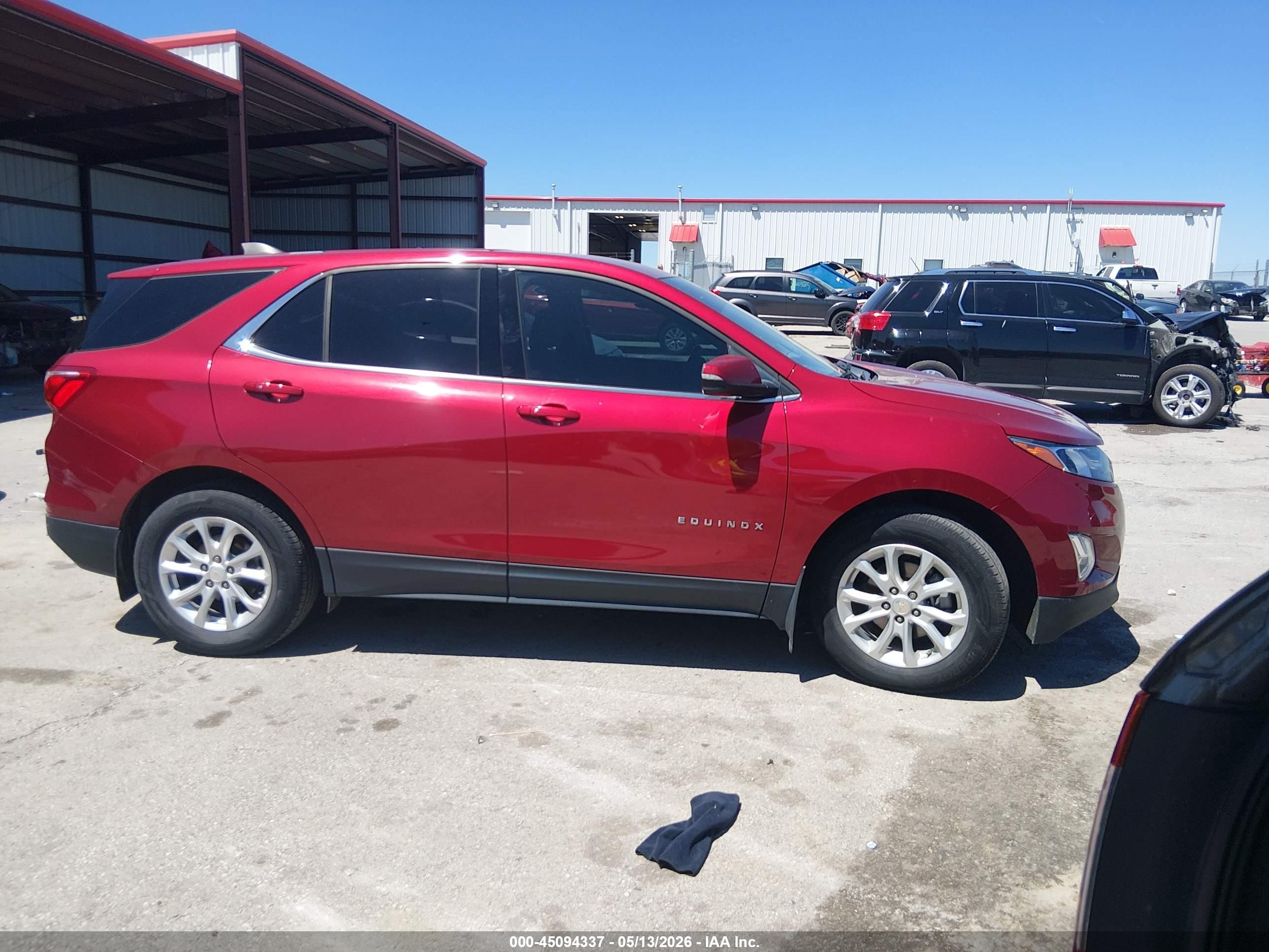 2019 Chevrolet Equinox Lt Красный vin: 2GNAXUEV3K6113342