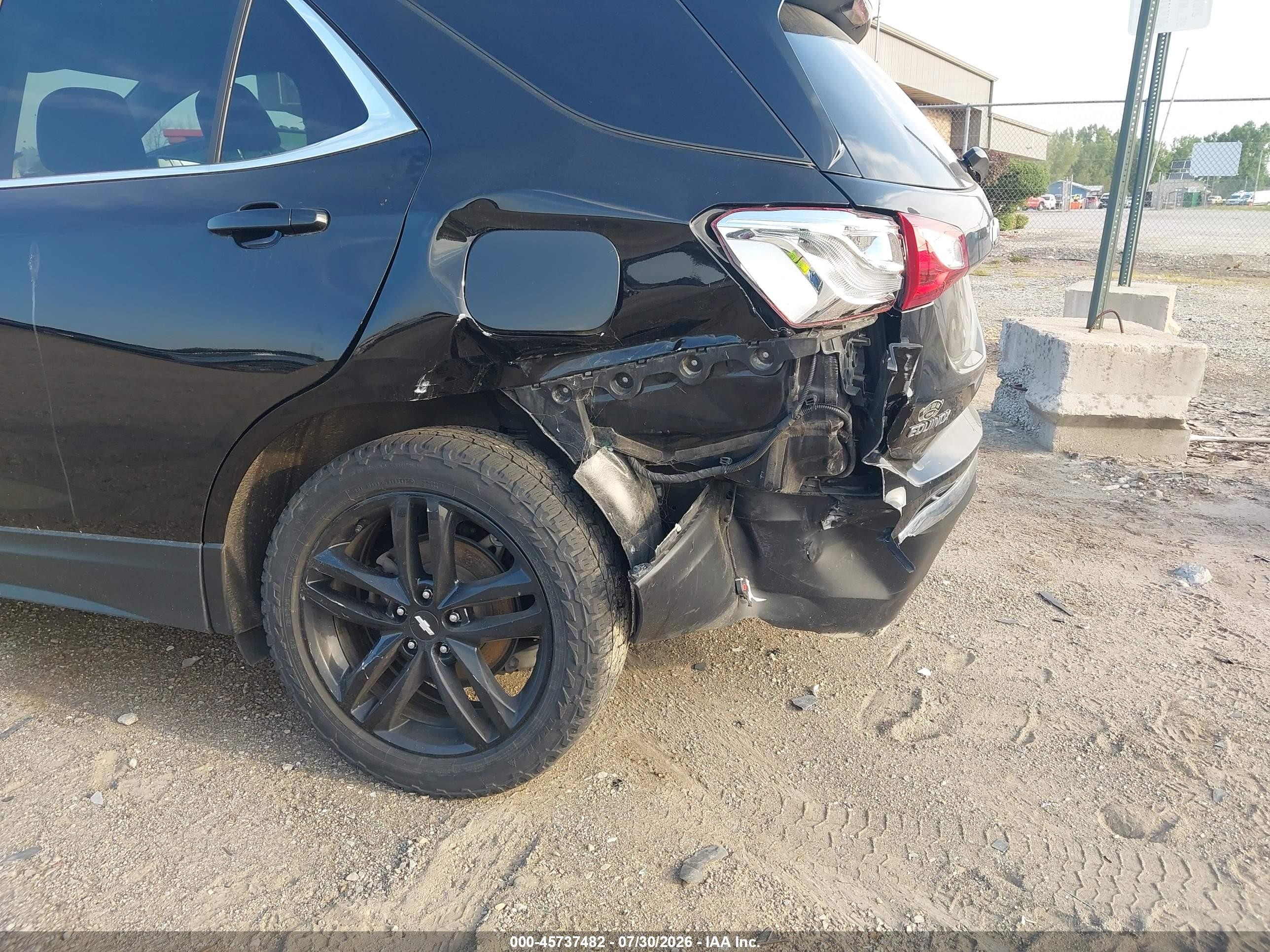 2020 Chevrolet Equinox Awd Lt 1.5l Turbo Черный vin: 2GNAXUEV3L6187359
