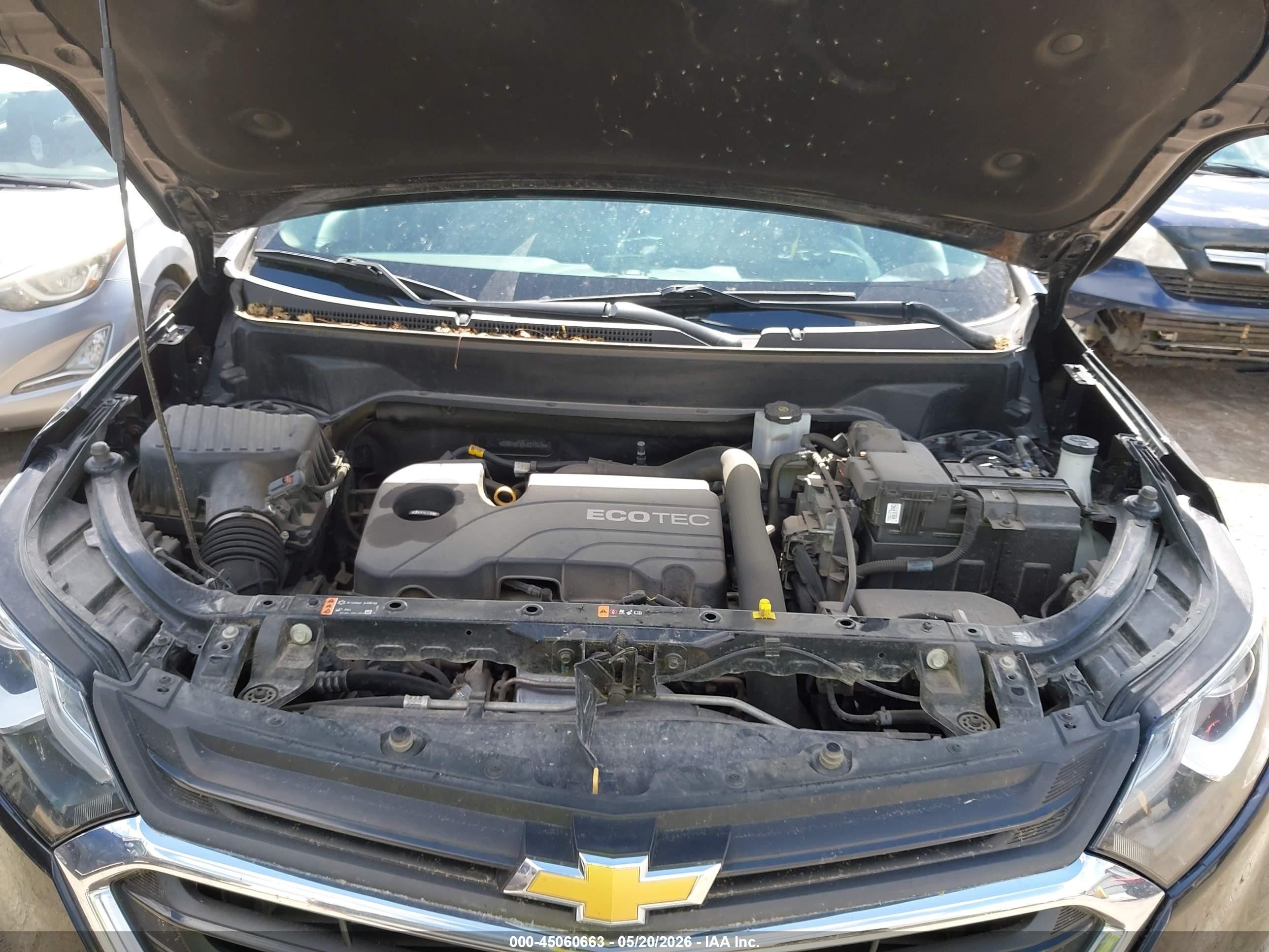 2020 Chevrolet Equinox Awd Lt 1.5l Turbo Черный vin: 2GNAXUEV3L6211675