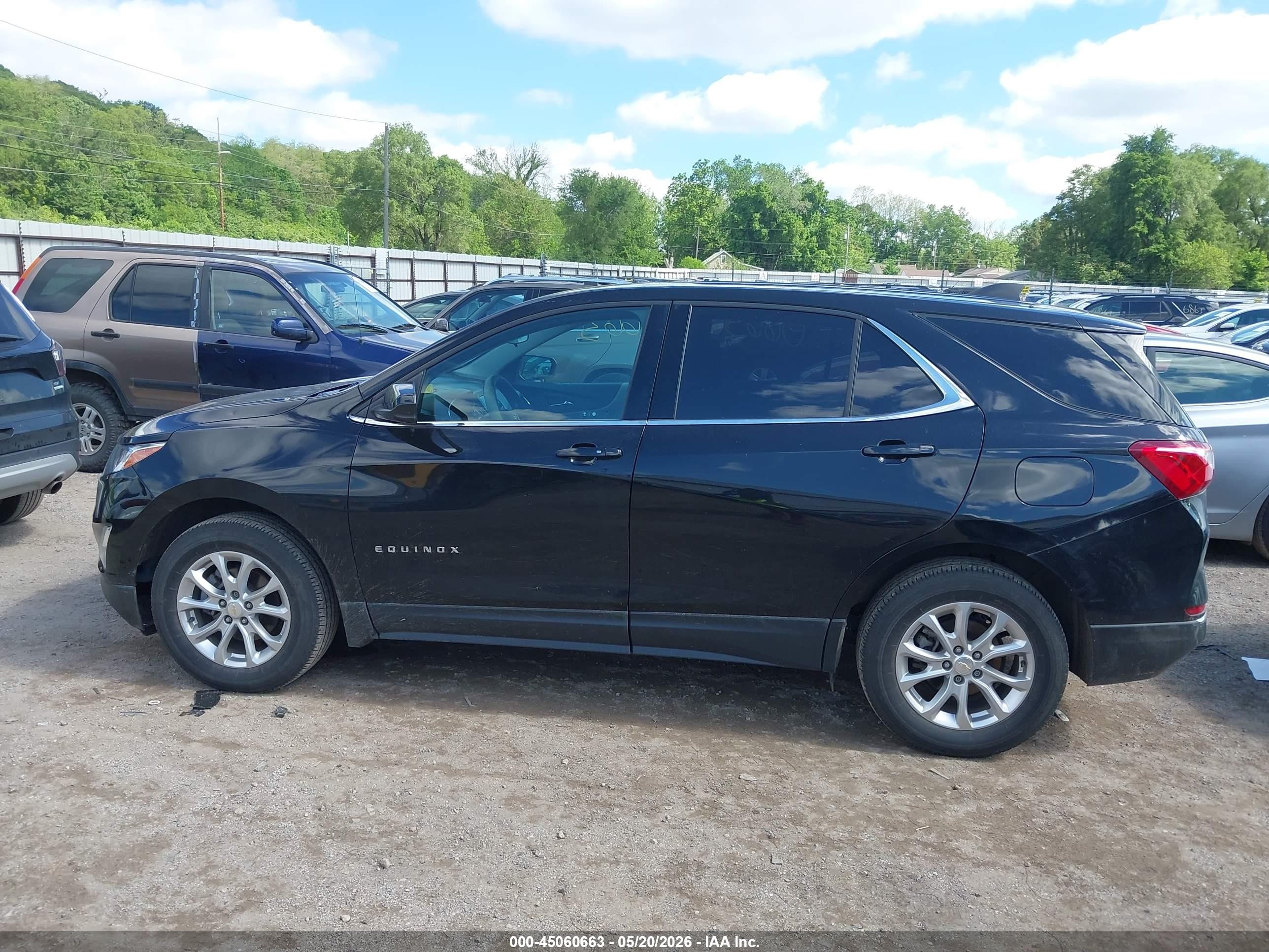 2020 Chevrolet Equinox Awd Lt 1.5l Turbo Черный vin: 2GNAXUEV3L6211675