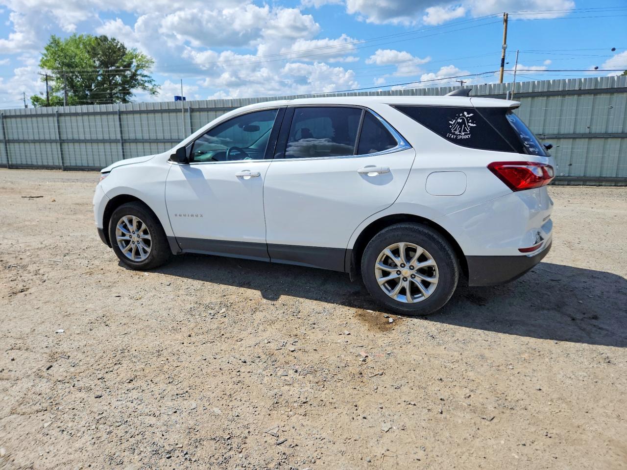 2020 Chevrolet Equinox Lt White vin: 2GNAXUEV3L6226046
