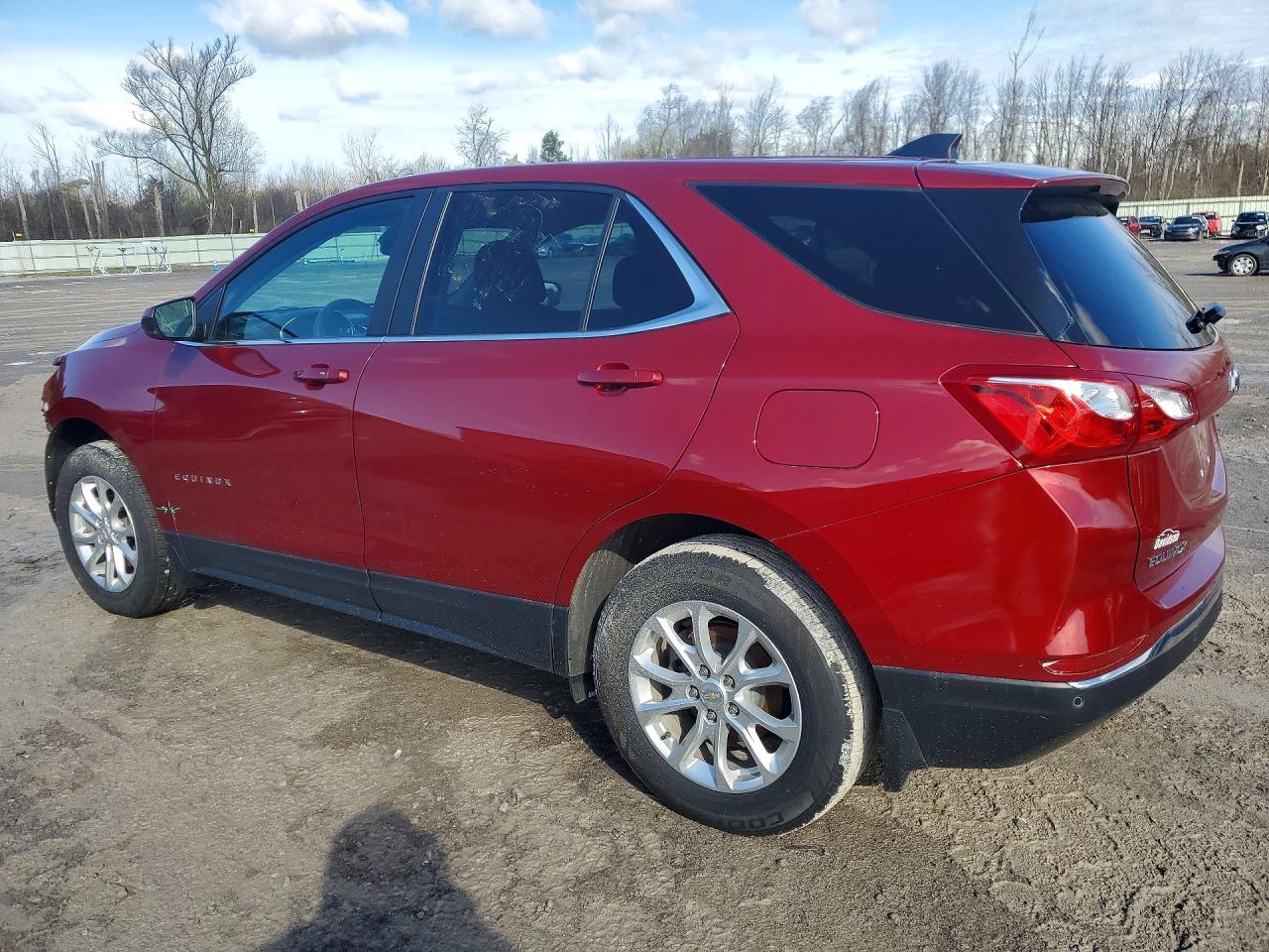 2021 Chevrolet Equinox Lt Red vin: 2GNAXUEV4M6120948