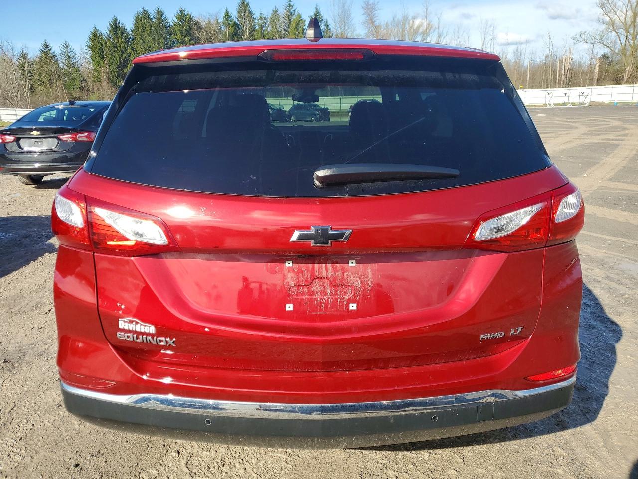 2021 Chevrolet Equinox Lt Red vin: 2GNAXUEV4M6120948