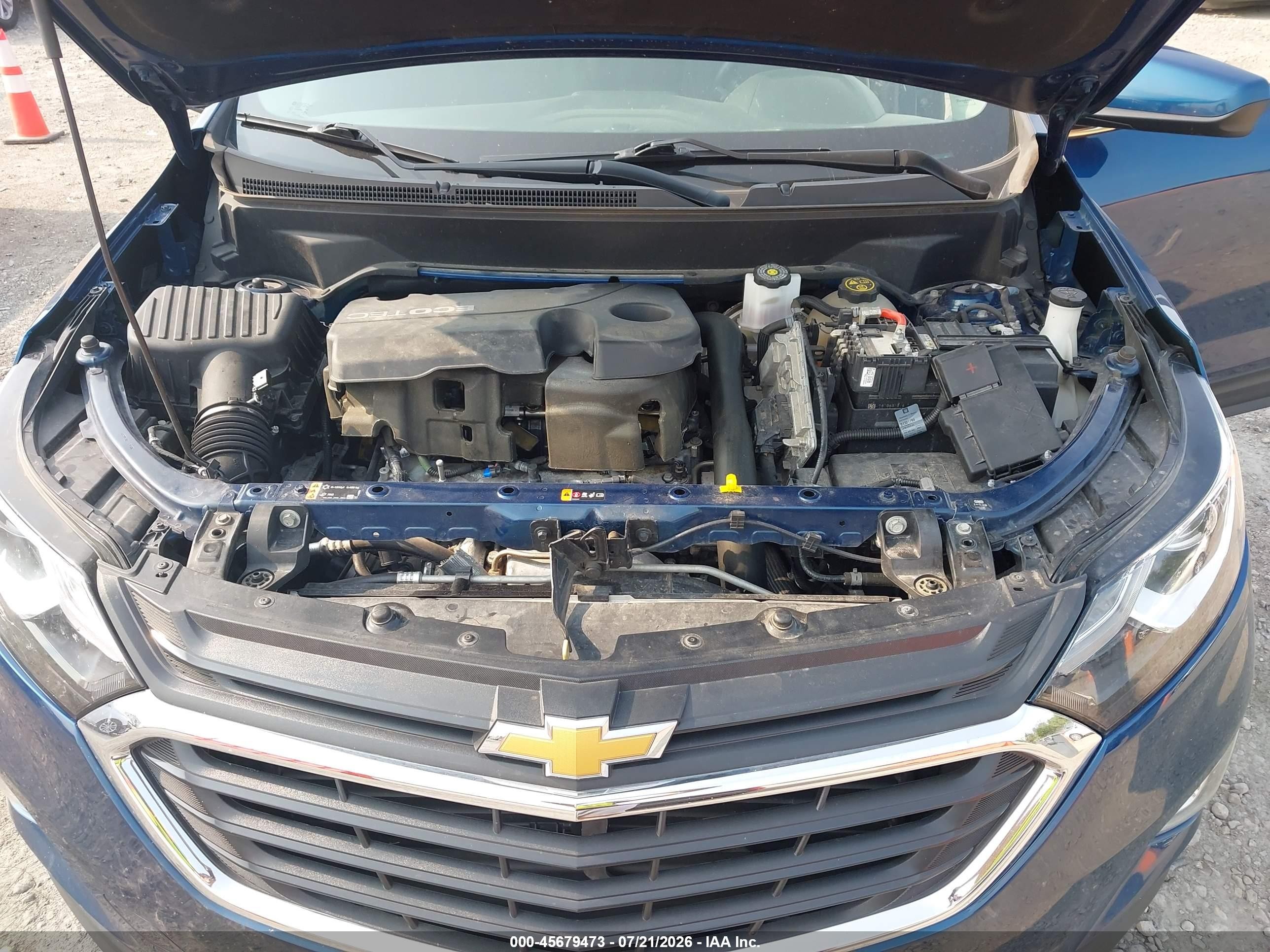 2021 Chevrolet Equinox Awd Lt Синий vin: 2GNAXUEV7M6134035