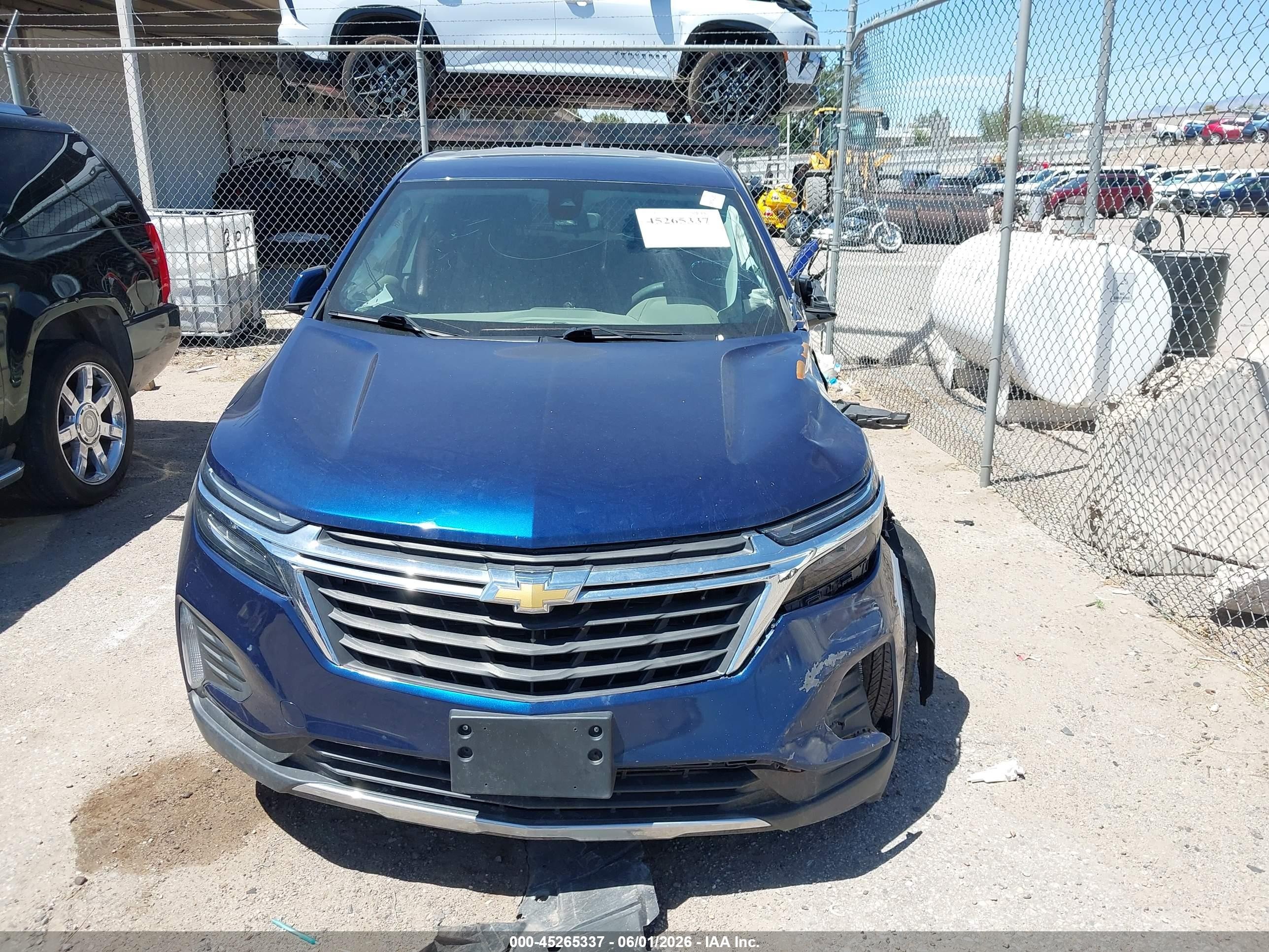 2022 Chevrolet Equinox Awd Lt Blue vin: 2GNAXUEV7NL187718