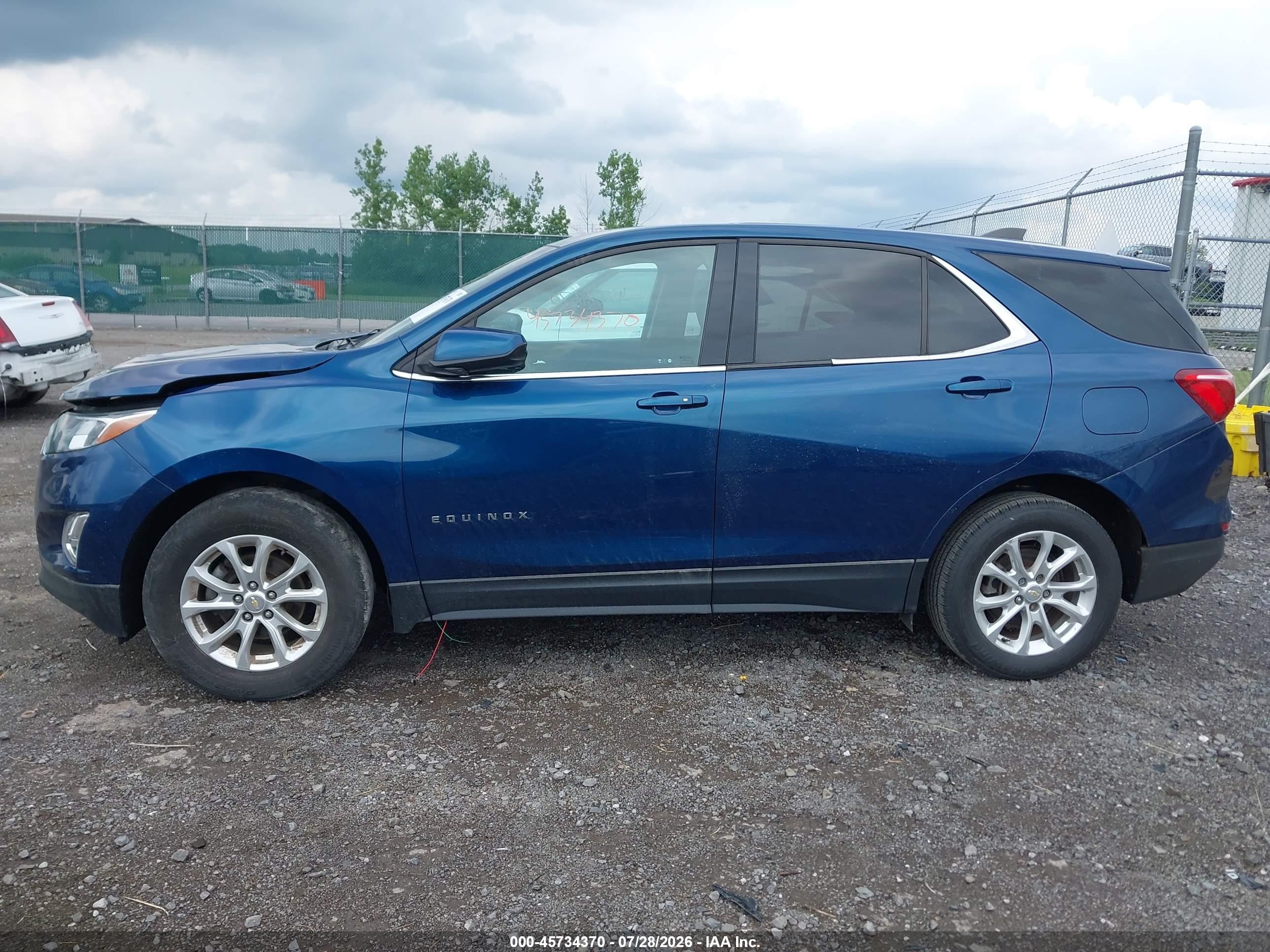 2020 Chevrolet Equinox Awd Lt 1.5l Turbo Синий vin: 2GNAXUEV9L6158982