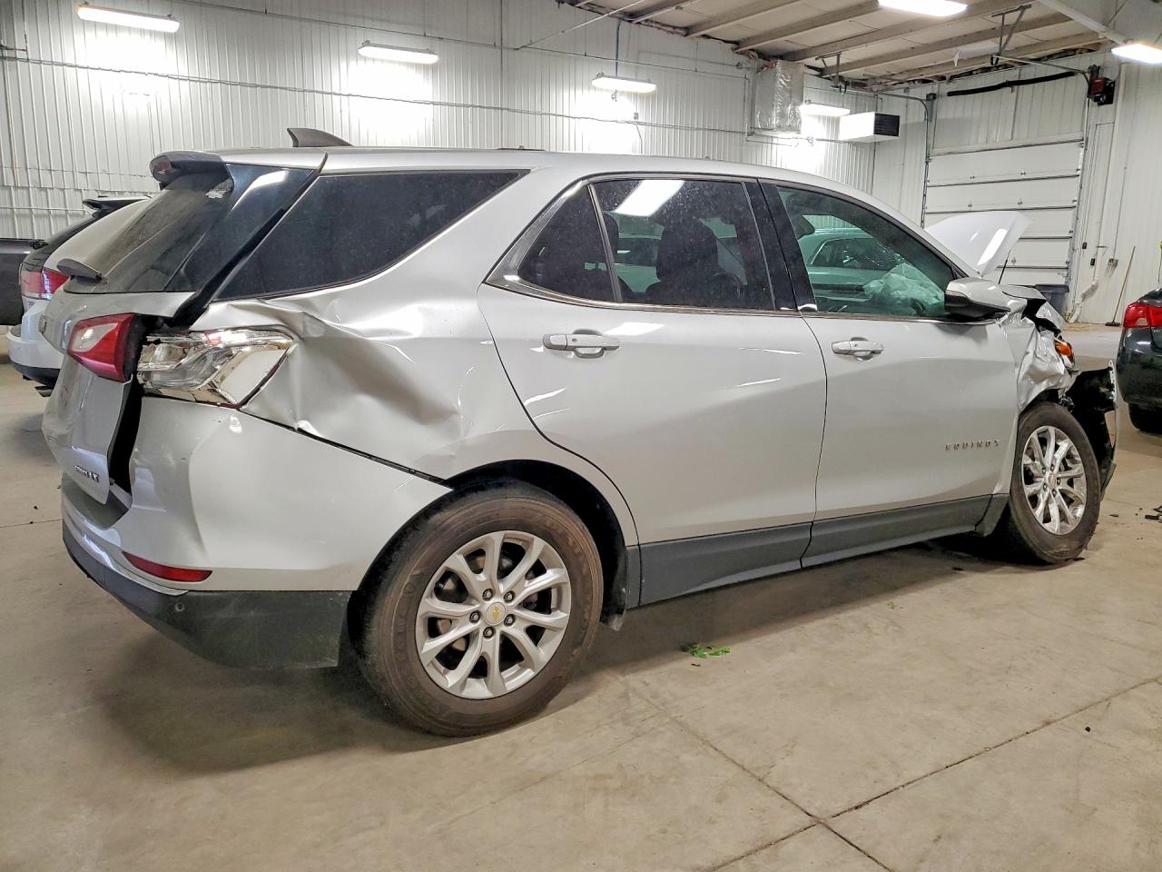2019 Chevrolet Equinox Lt Silver vin: 2GNAXUEVXK6229668