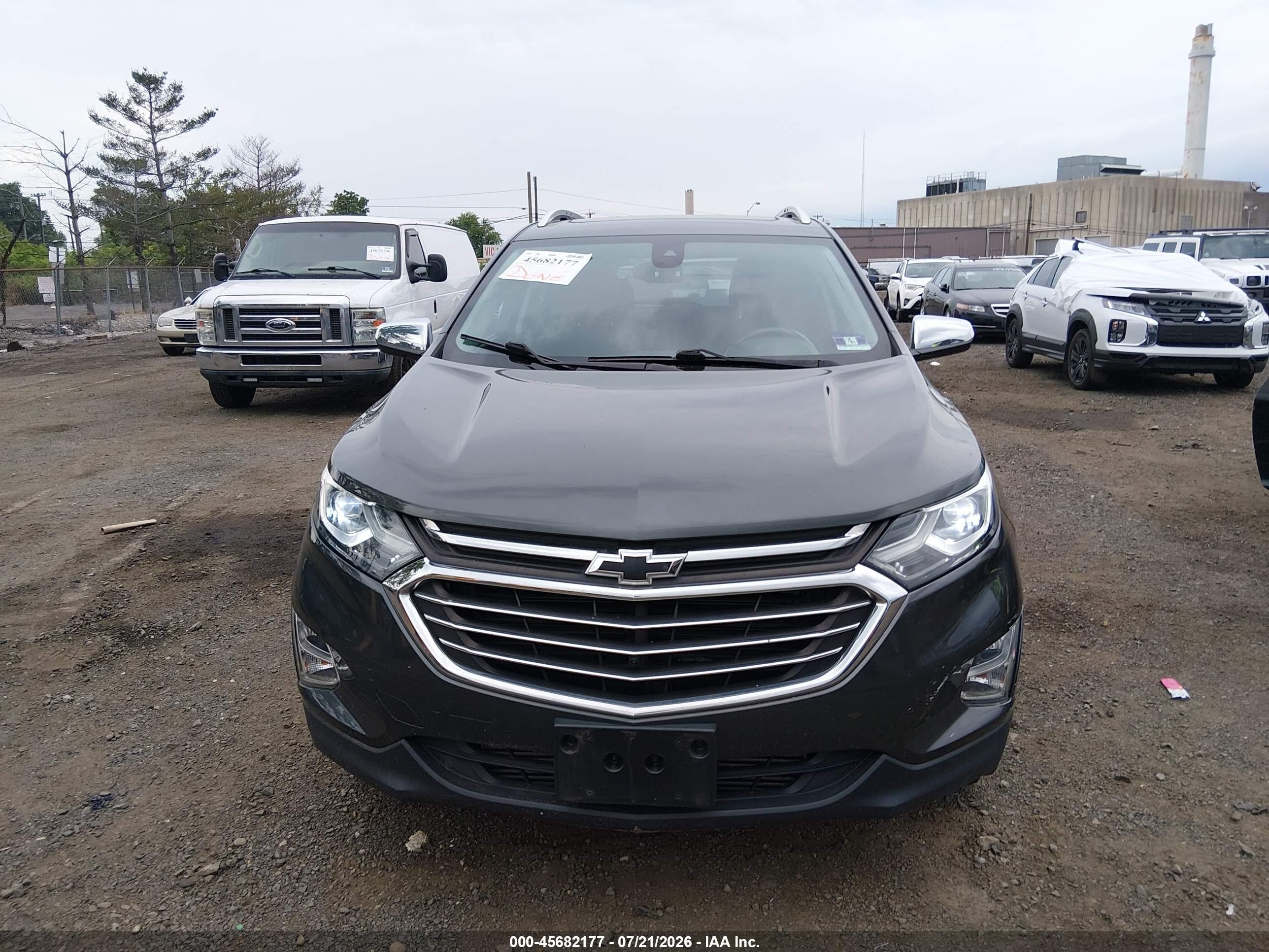 2018 Chevrolet Equinox Premier Gray vin: 2GNAXVEV2J6249207