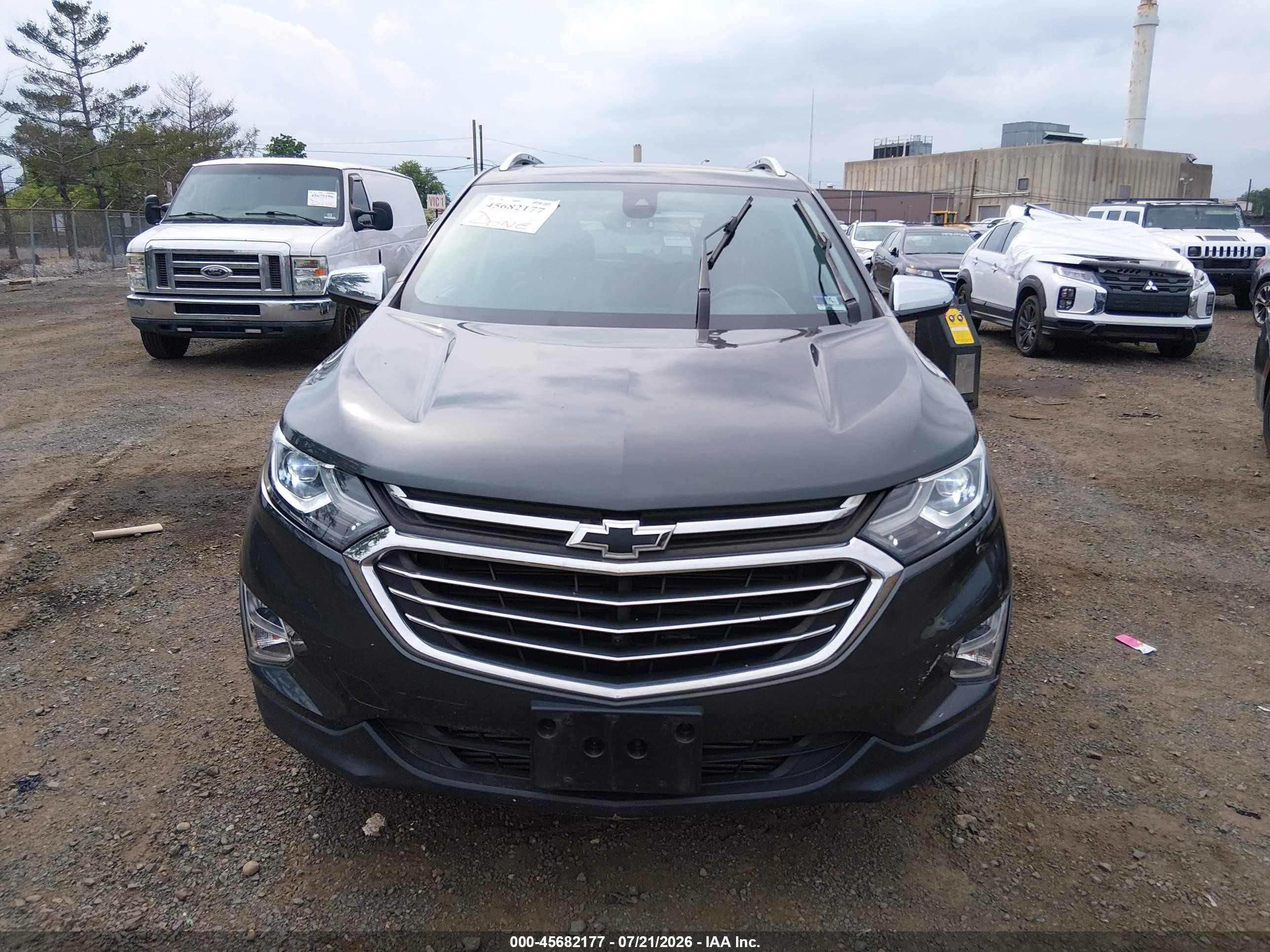2018 Chevrolet Equinox Premier Gray vin: 2GNAXVEV2J6249207