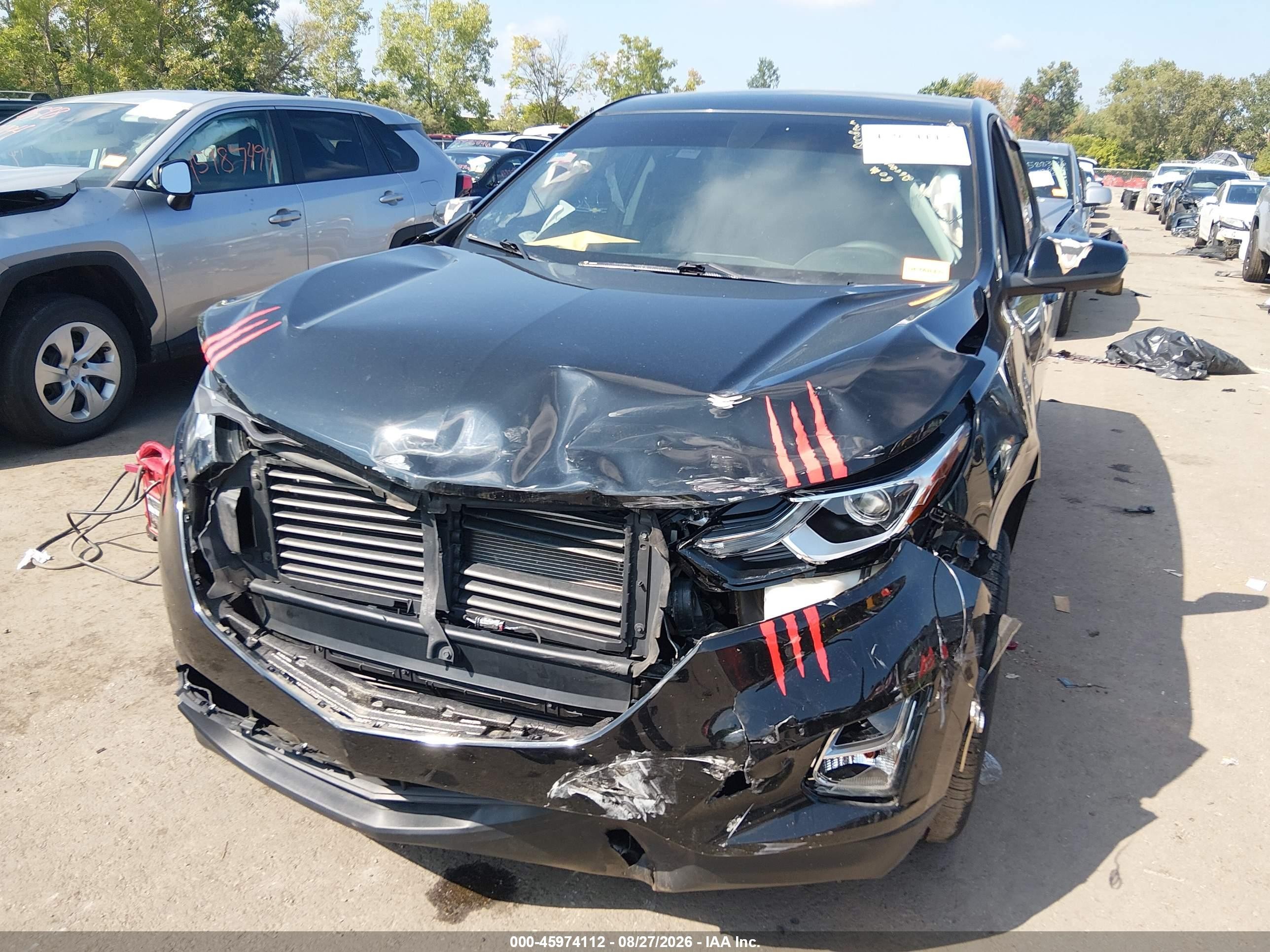 2019 Chevrolet Equinox Lt Black vin: 2GNAXVEX1K6221983