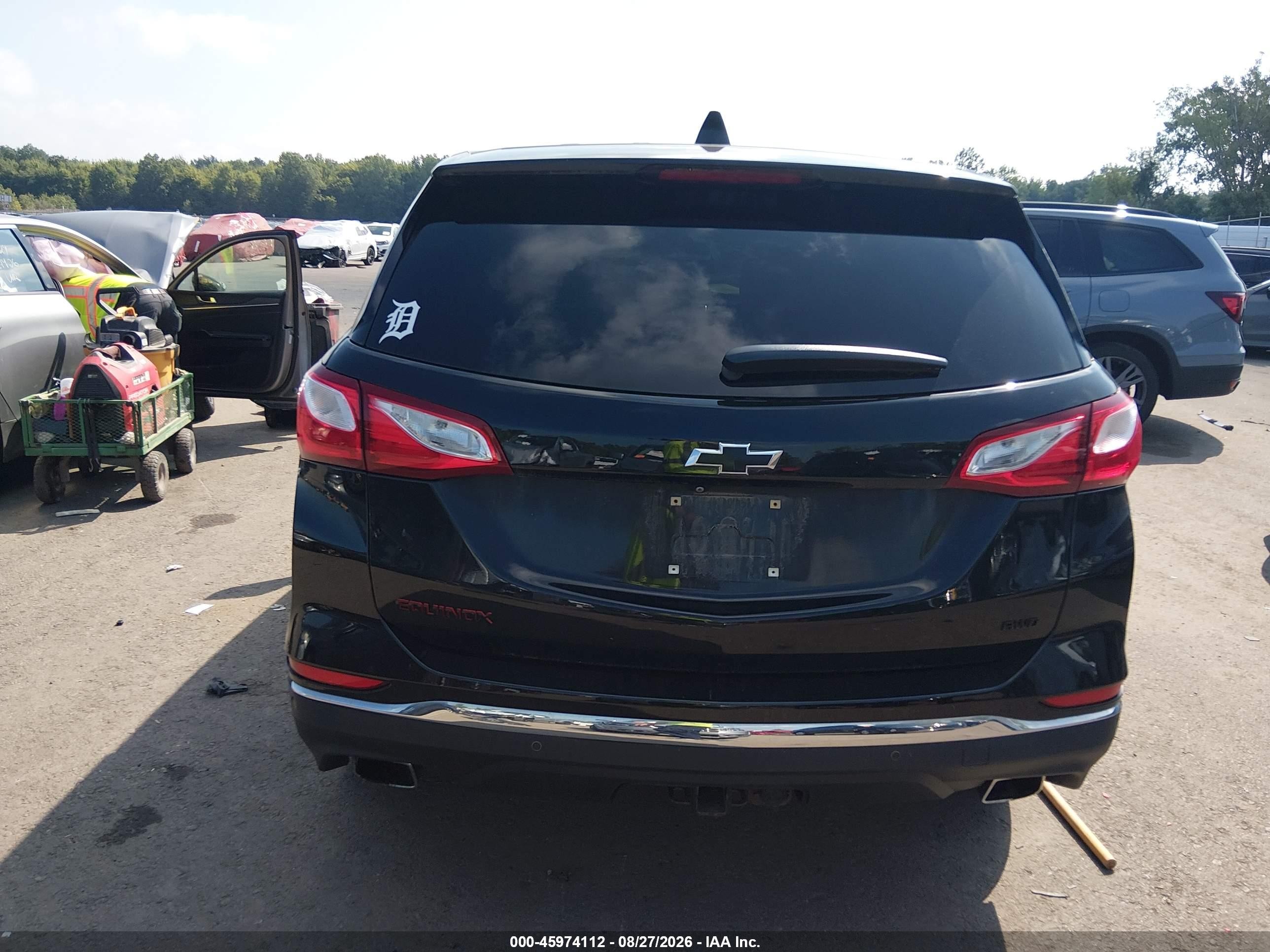 2019 Chevrolet Equinox Lt Black vin: 2GNAXVEX1K6221983