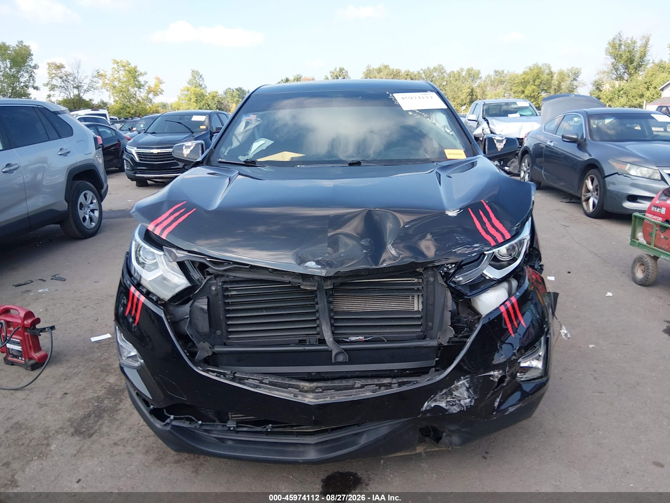 2019 Chevrolet Equinox Lt Black vin: 2GNAXVEX1K6221983