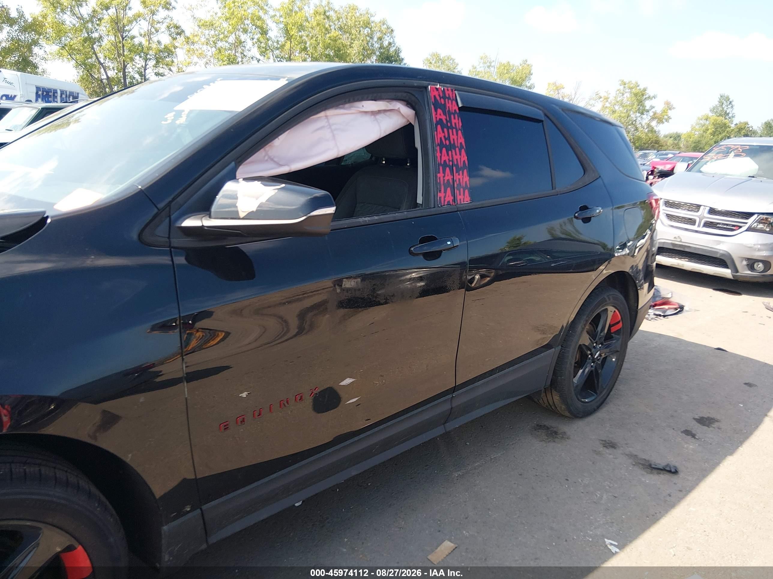 2019 Chevrolet Equinox Lt Black vin: 2GNAXVEX1K6221983