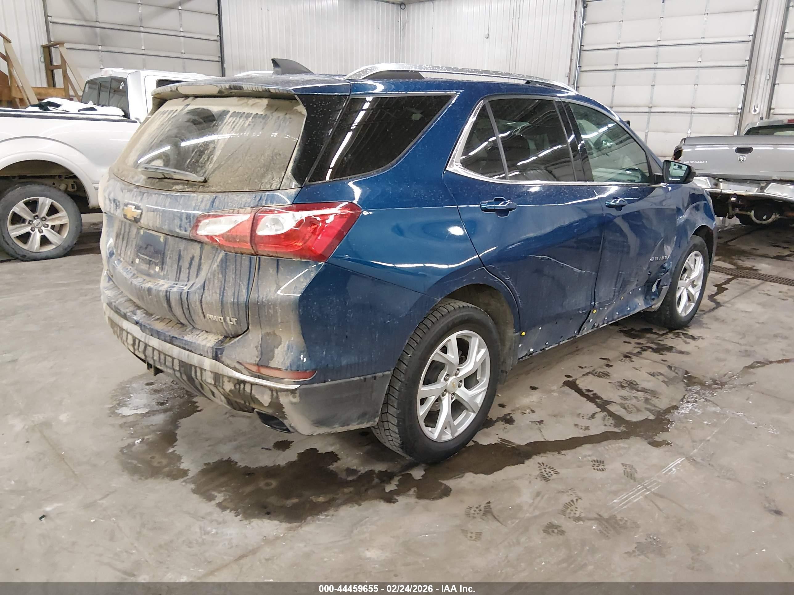 2020 Chevrolet Equinox Awd Lt 2.0l Turbo Blue vin: 2GNAXVEX9L6159461