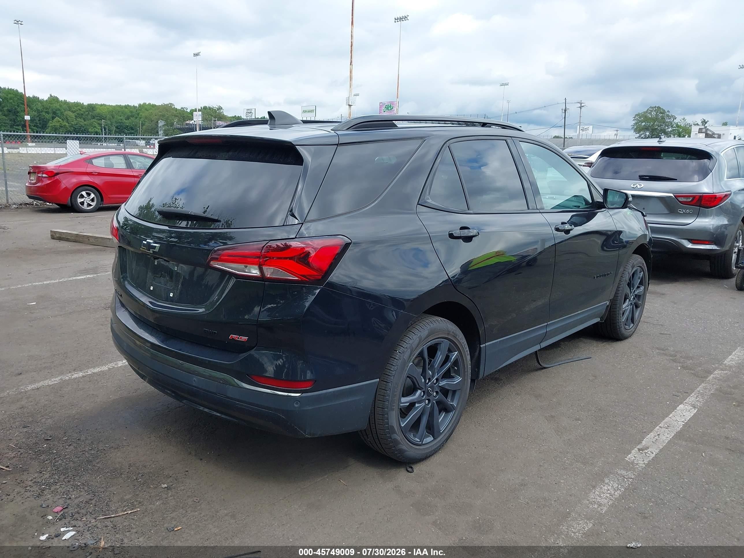 2022 Chevrolet Equinox Awd Rs Black vin: 2GNAXWEV1N6152558