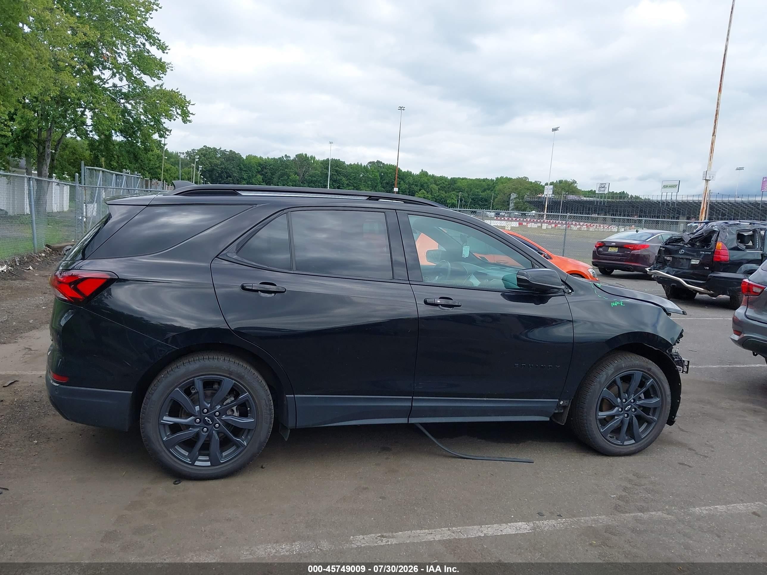 2022 Chevrolet Equinox Awd Rs Black vin: 2GNAXWEV1N6152558
