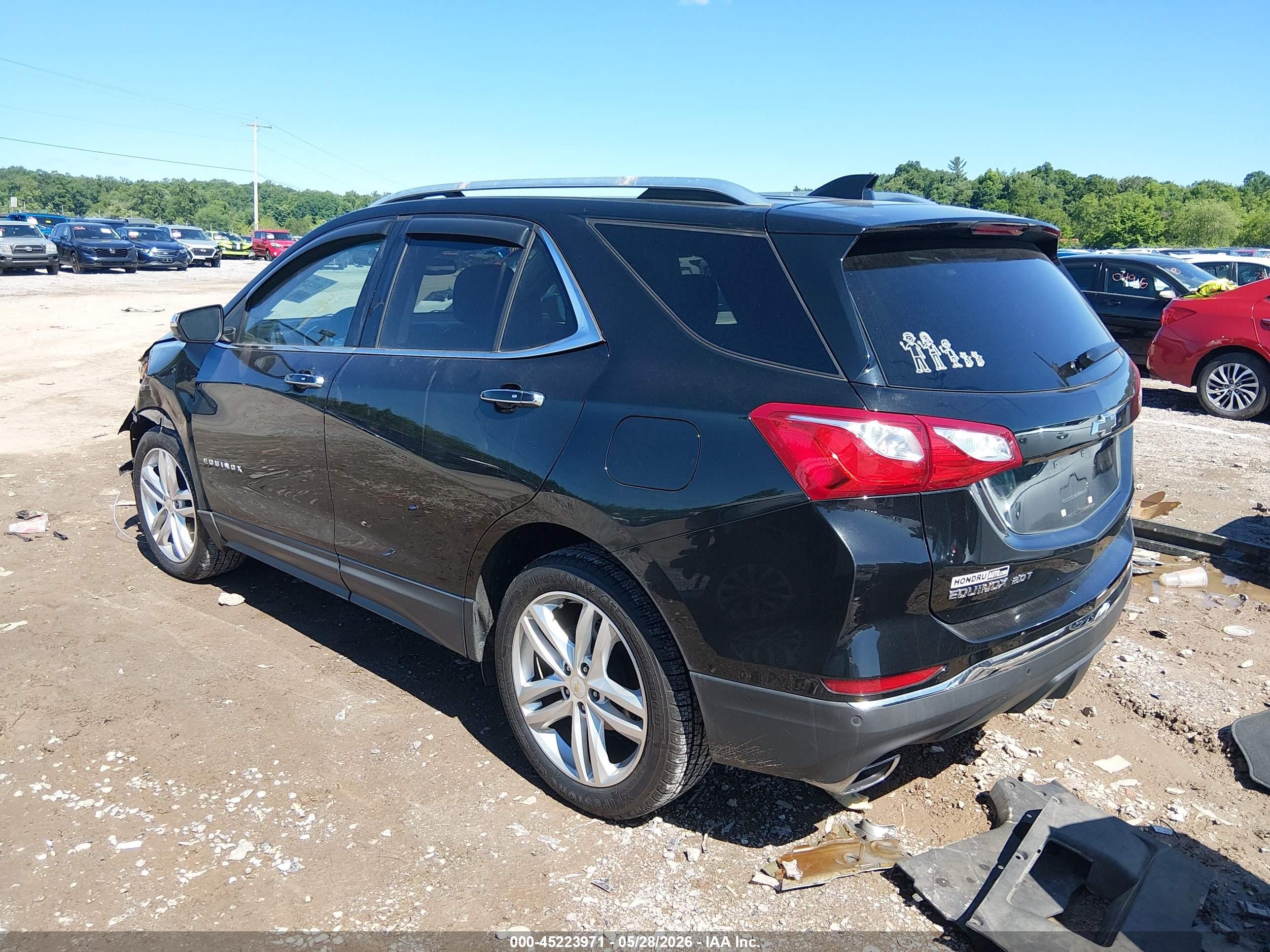 2018 Chevrolet Equinox Premier Black vin: 2GNAXWEX2J6139510