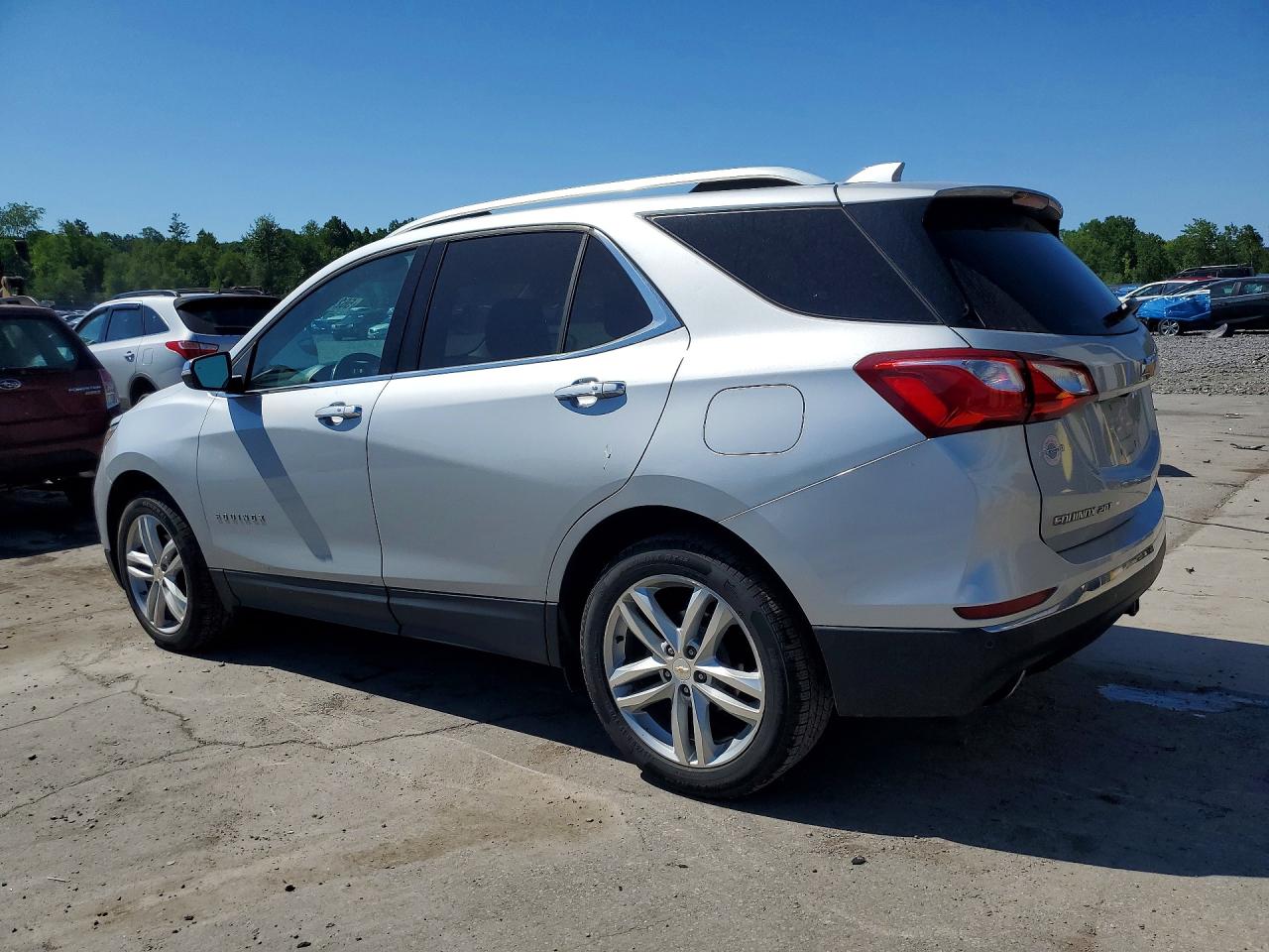 2019 Chevrolet Equinox Premier Silver vin: 2GNAXYEX5K6261744