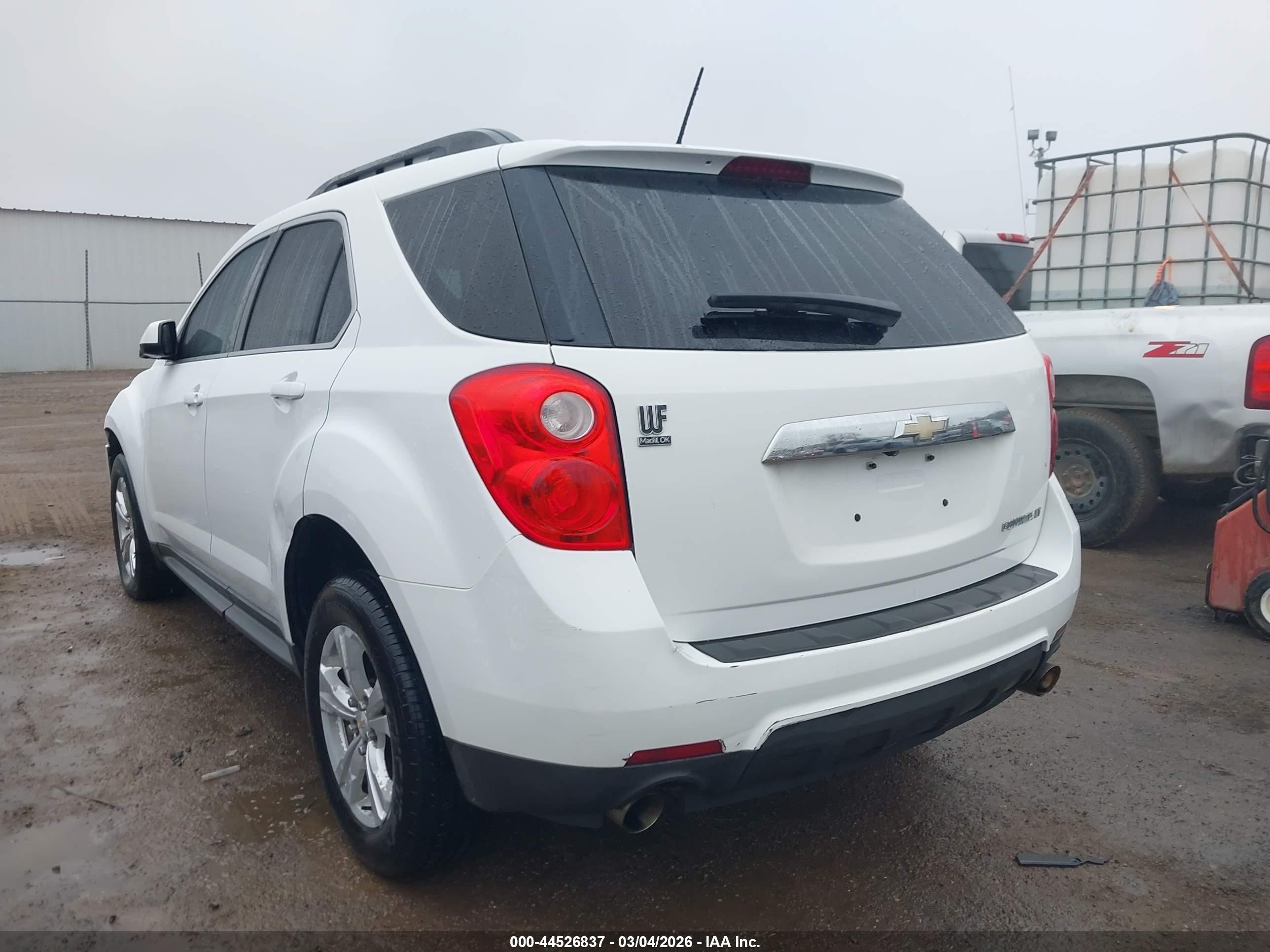 2015 Chevrolet Equinox 1lt White vin: 2GNFLBE32F6316412