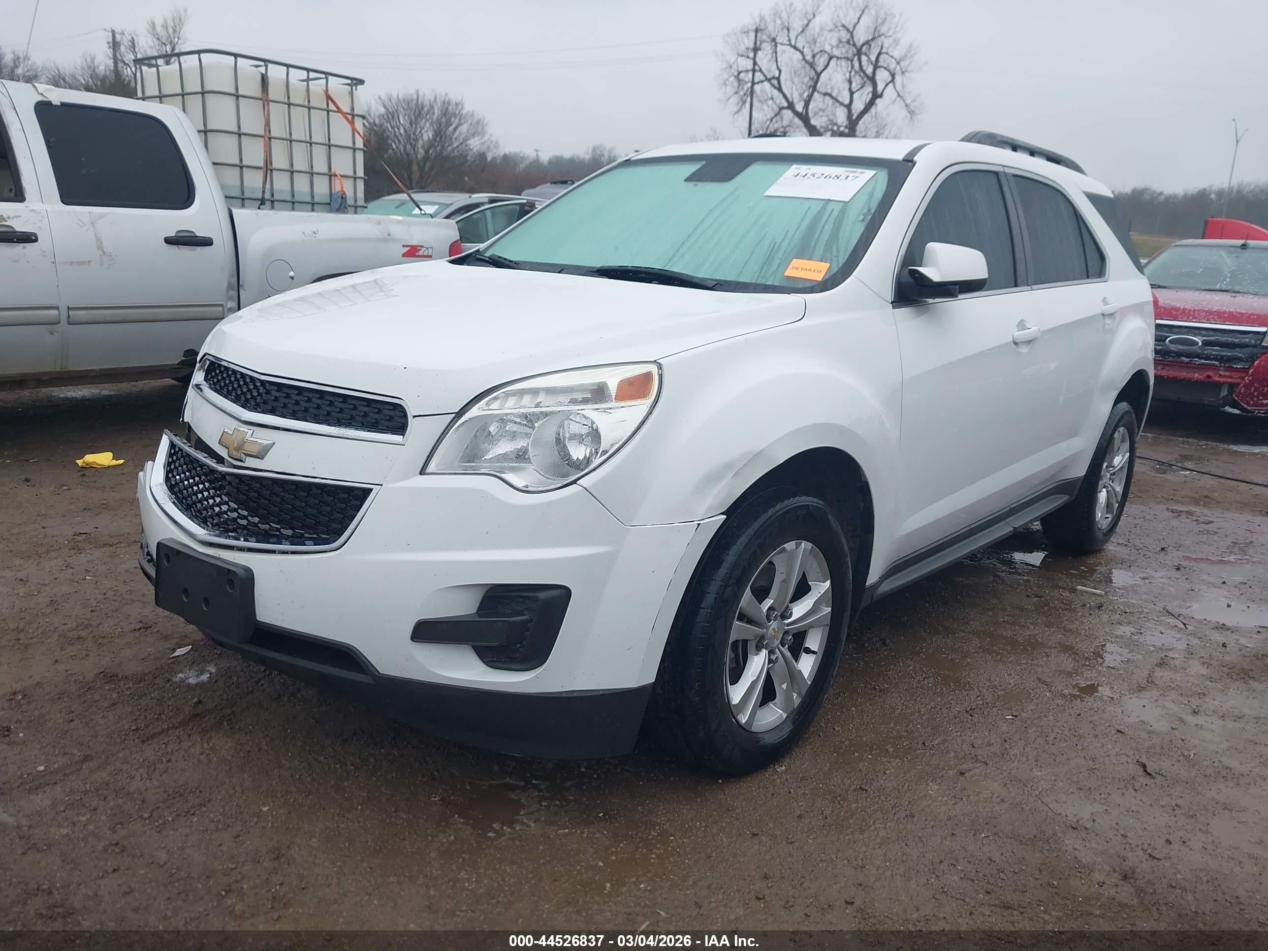 2015 Chevrolet Equinox 1lt White vin: 2GNFLBE32F6316412