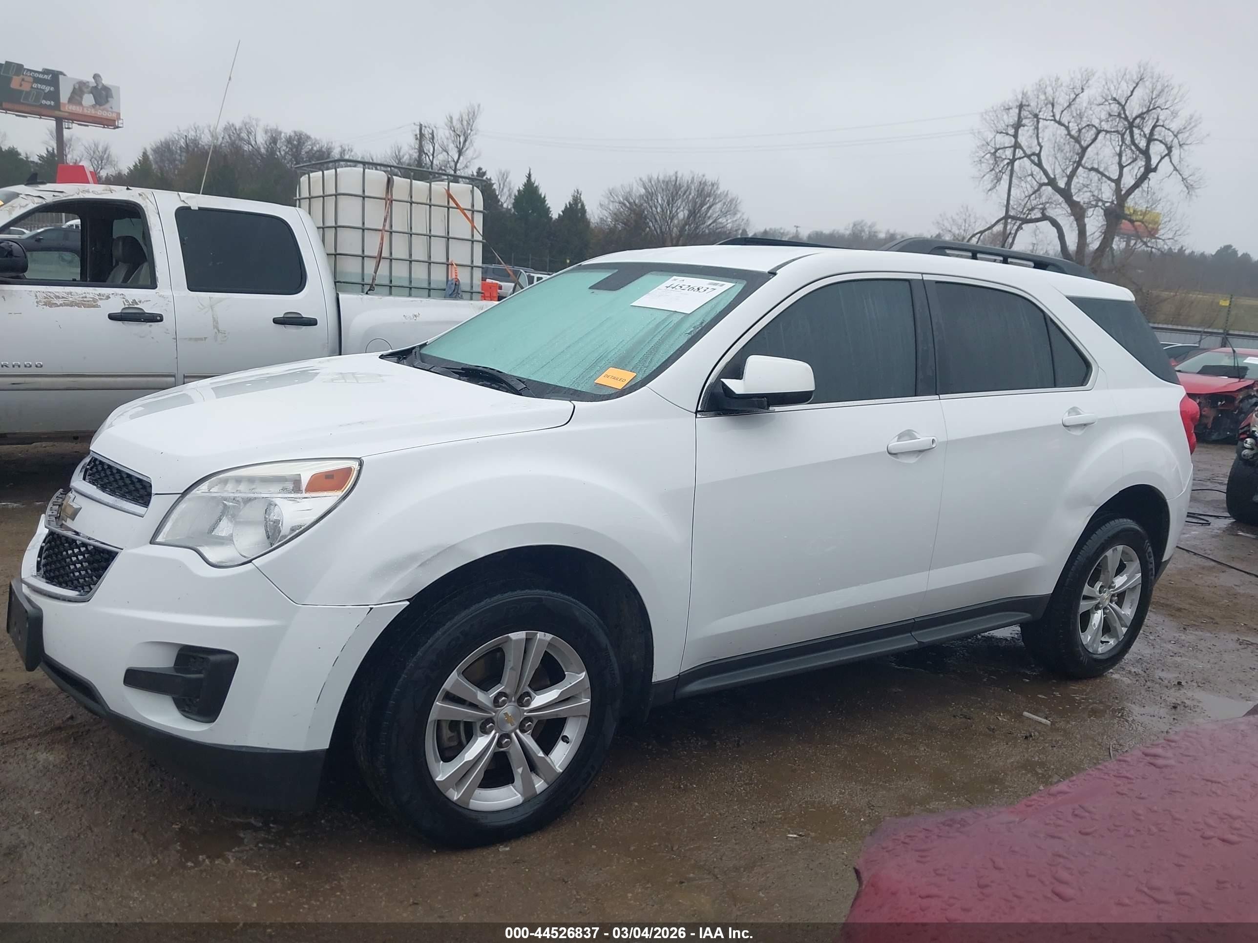 2015 Chevrolet Equinox 1lt White vin: 2GNFLBE32F6316412