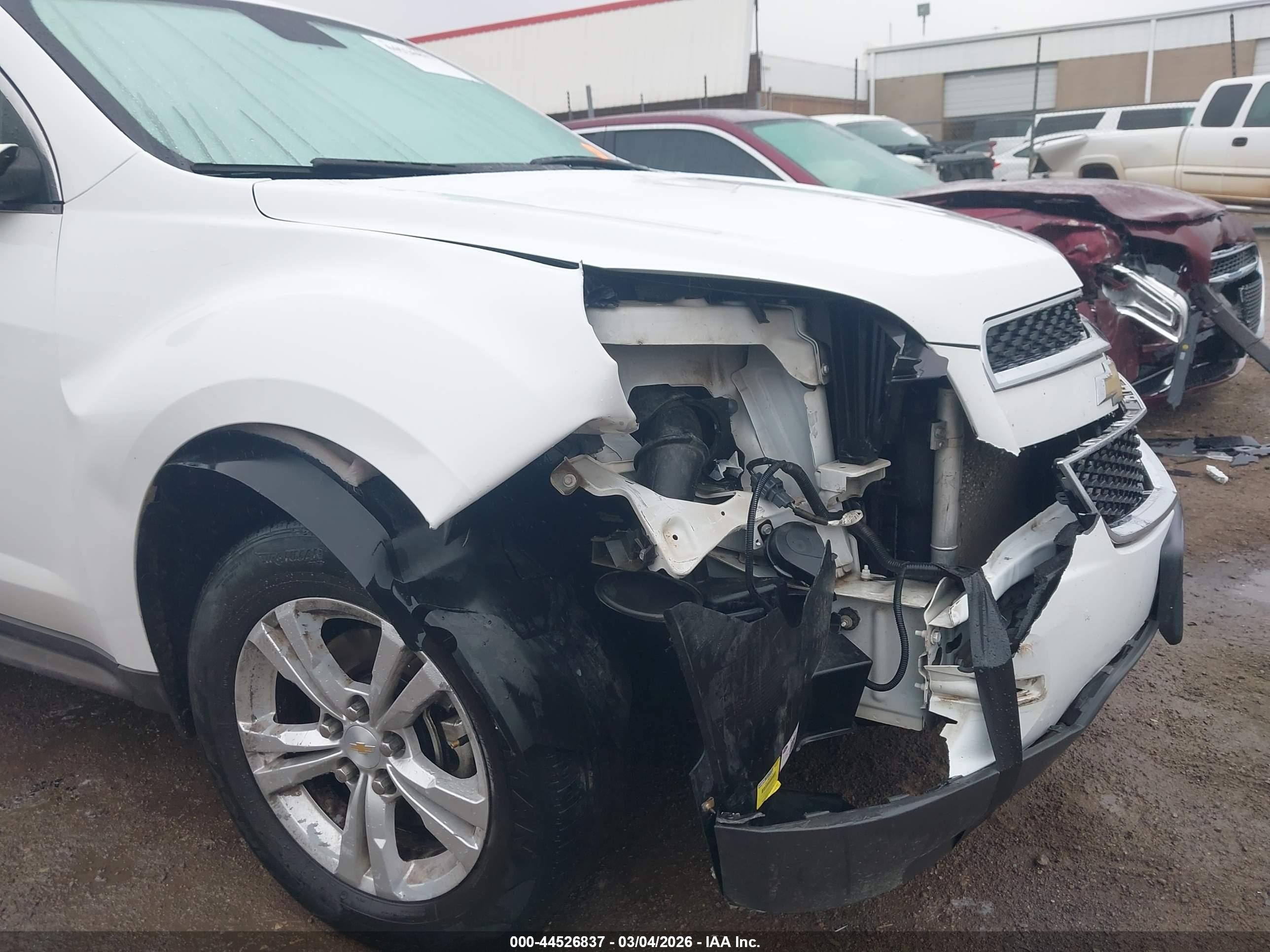 2015 Chevrolet Equinox 1lt White vin: 2GNFLBE32F6316412