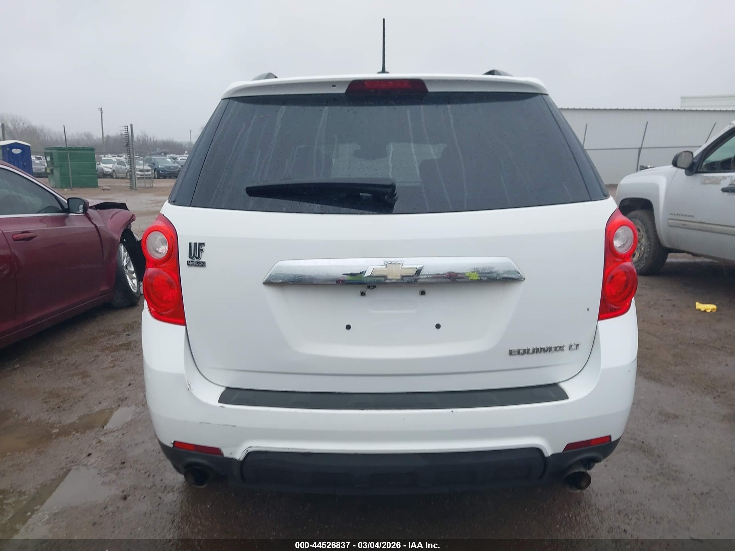 2015 Chevrolet Equinox 1lt White vin: 2GNFLBE32F6316412