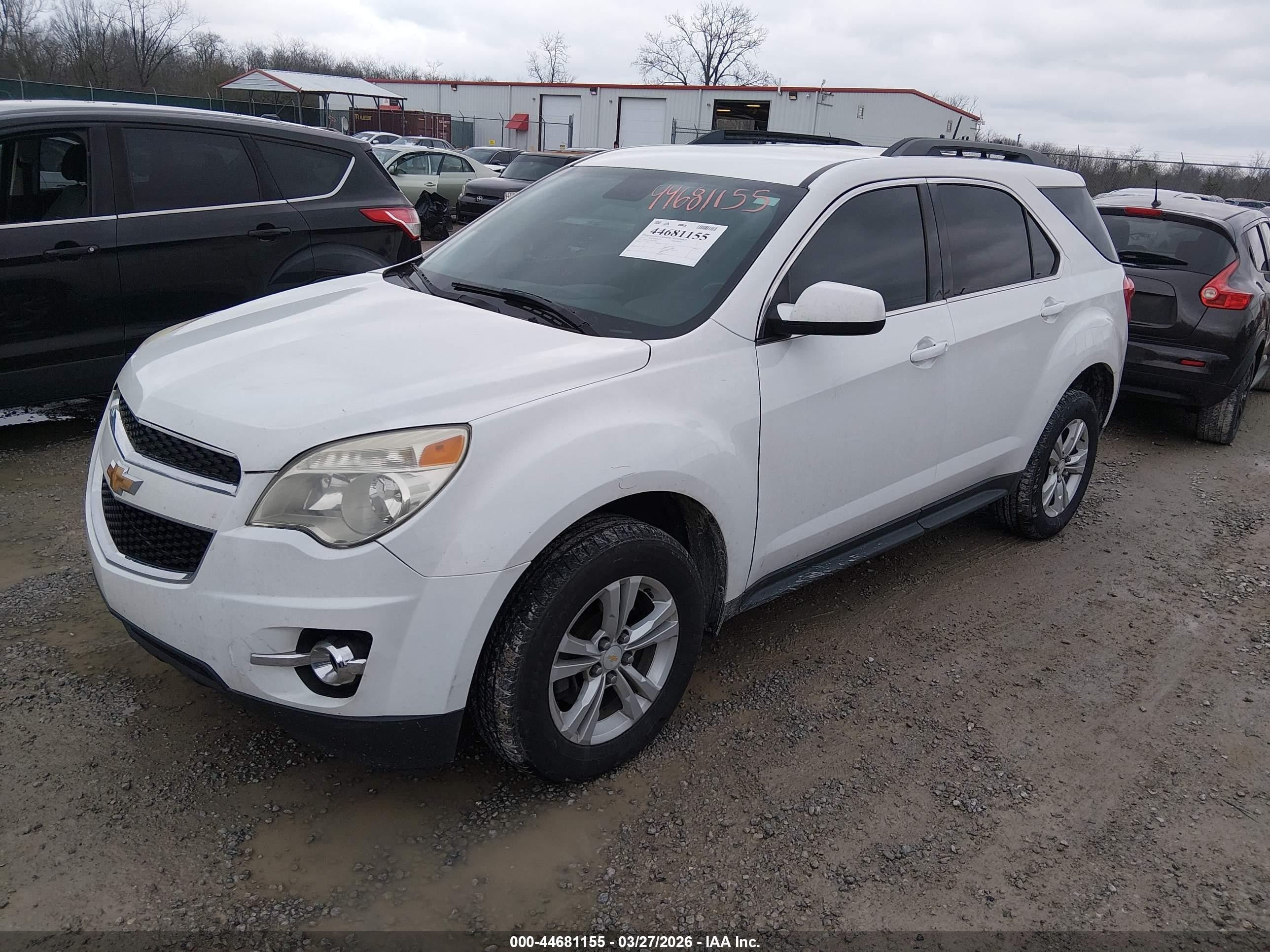 2015 Chevrolet Equinox 1lt White vin: 2GNFLBE35F6234092