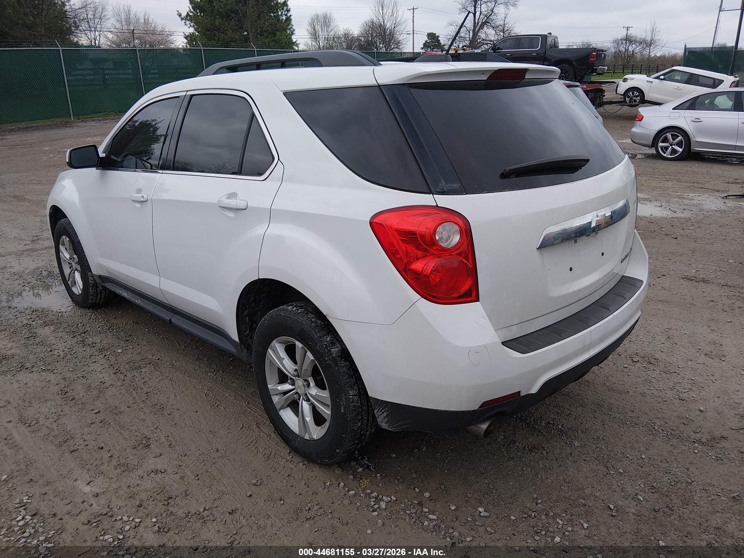 2015 Chevrolet Equinox 1lt White vin: 2GNFLBE35F6234092
