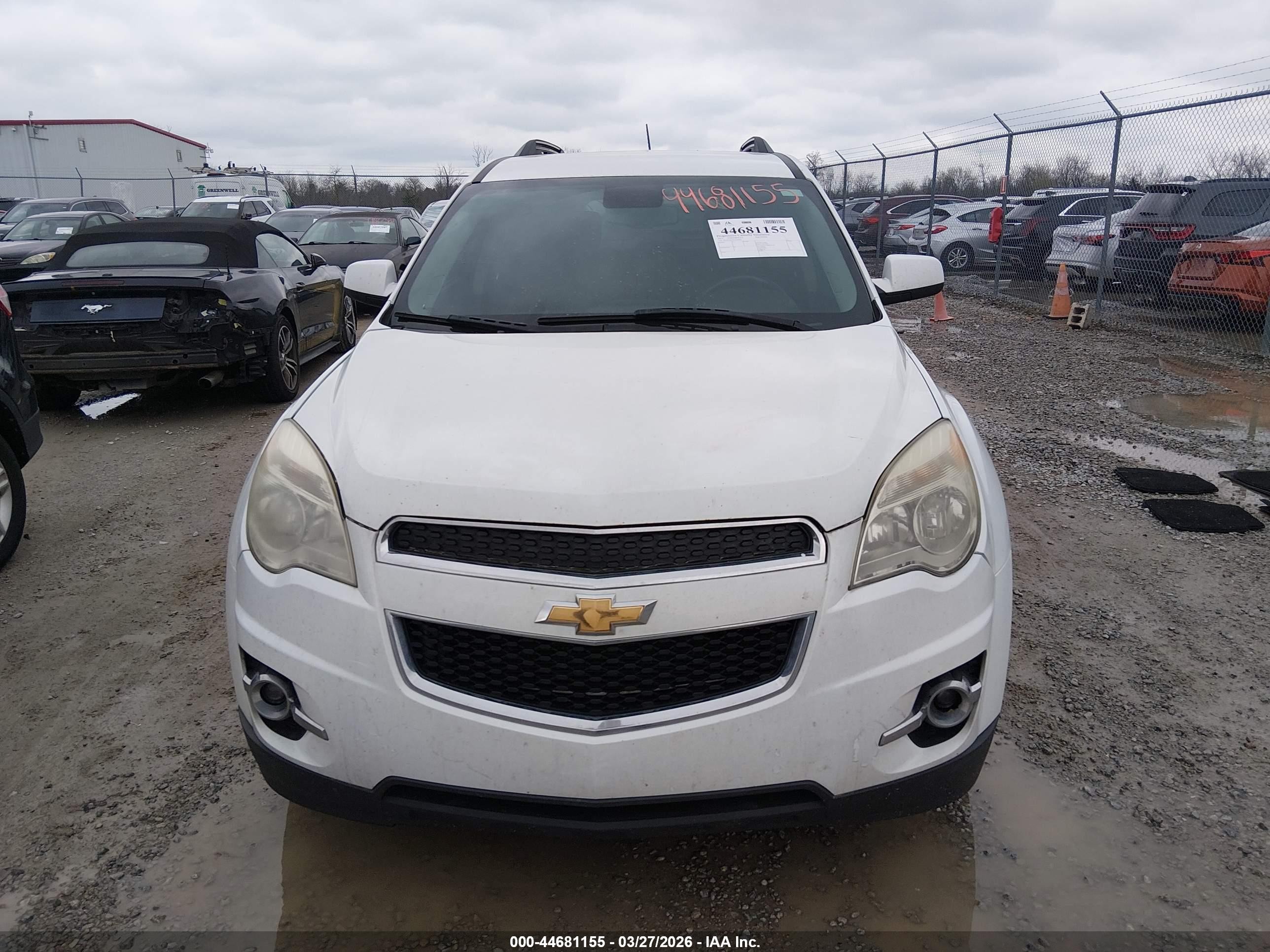 2015 Chevrolet Equinox 1lt White vin: 2GNFLBE35F6234092