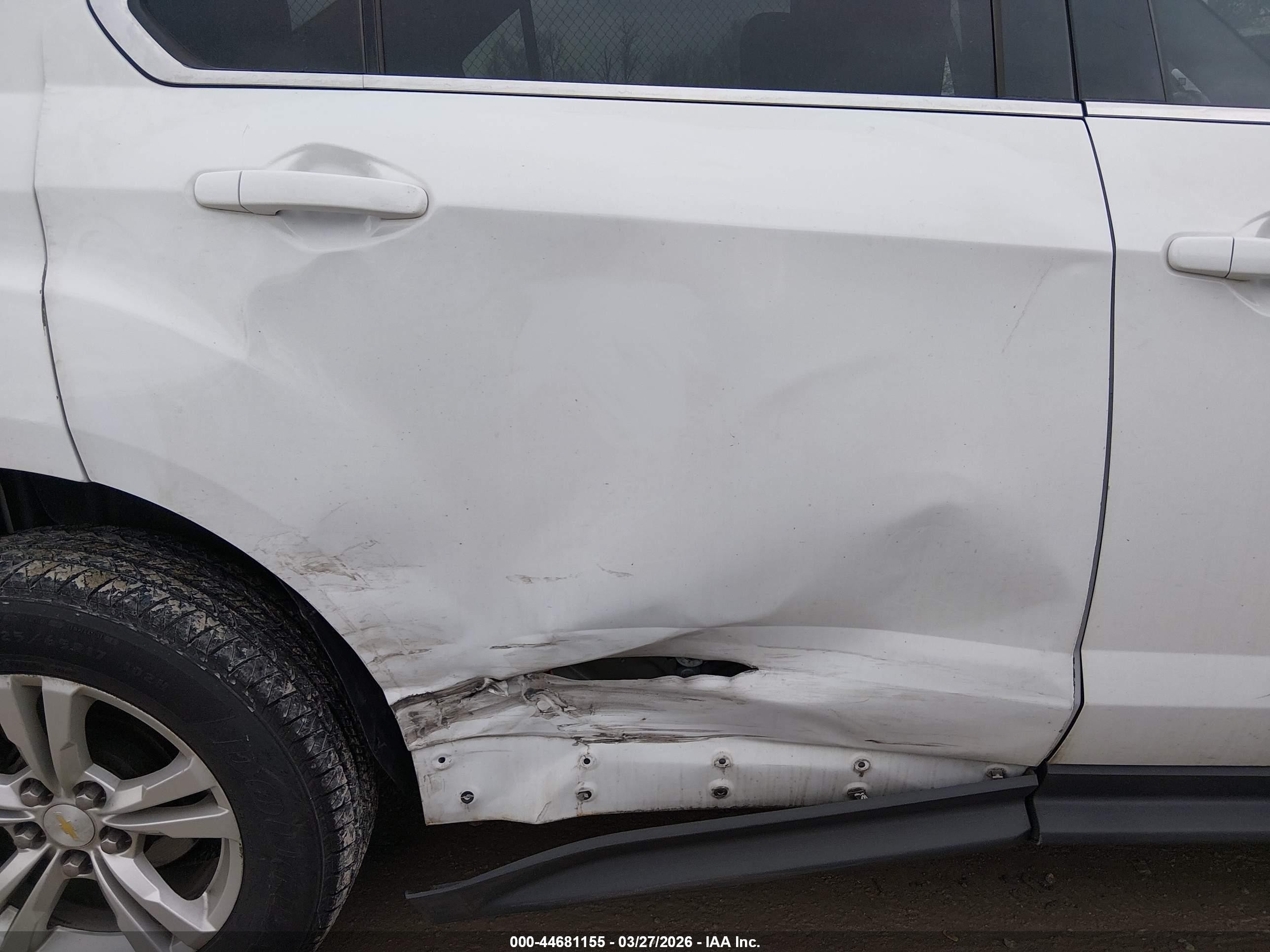 2015 Chevrolet Equinox 1lt White vin: 2GNFLBE35F6234092
