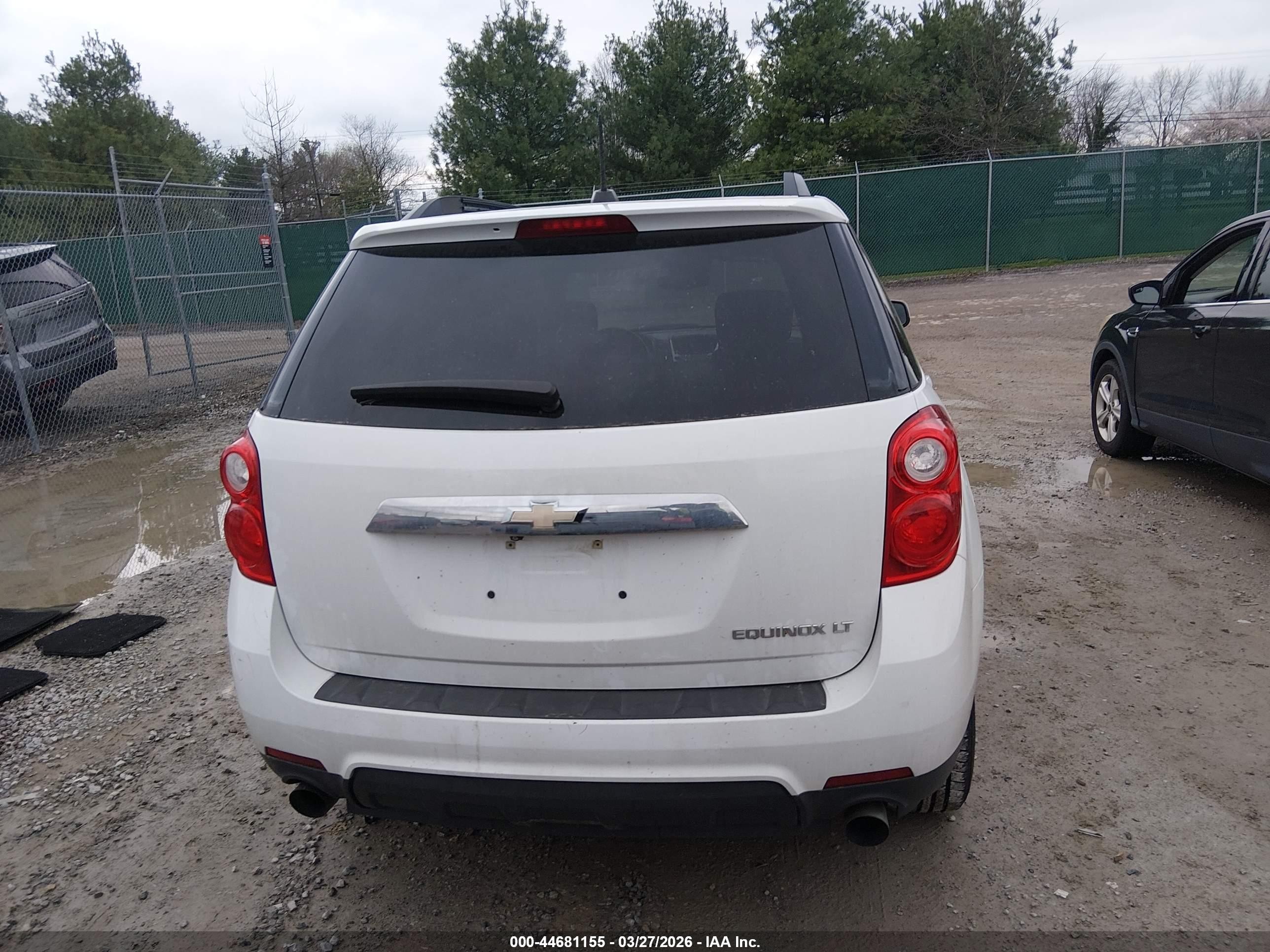 2015 Chevrolet Equinox 1lt White vin: 2GNFLBE35F6234092