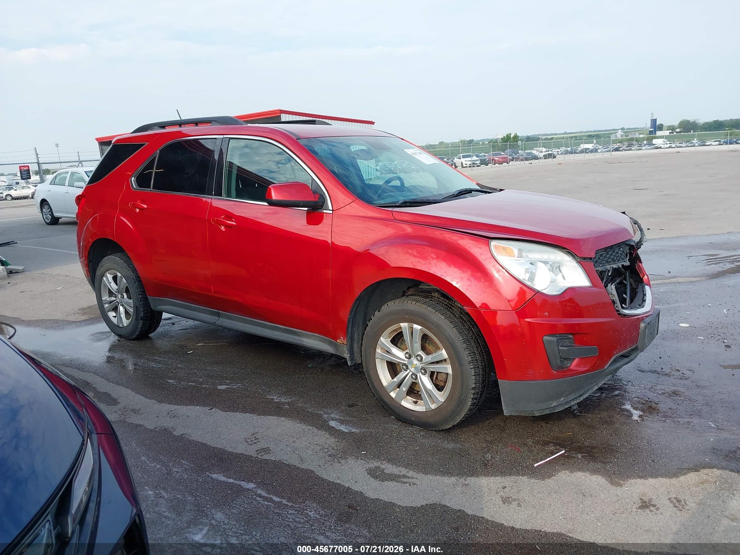 2015 Chevrolet Equinox Lt Red vin: 2GNFLBE3XF6216235