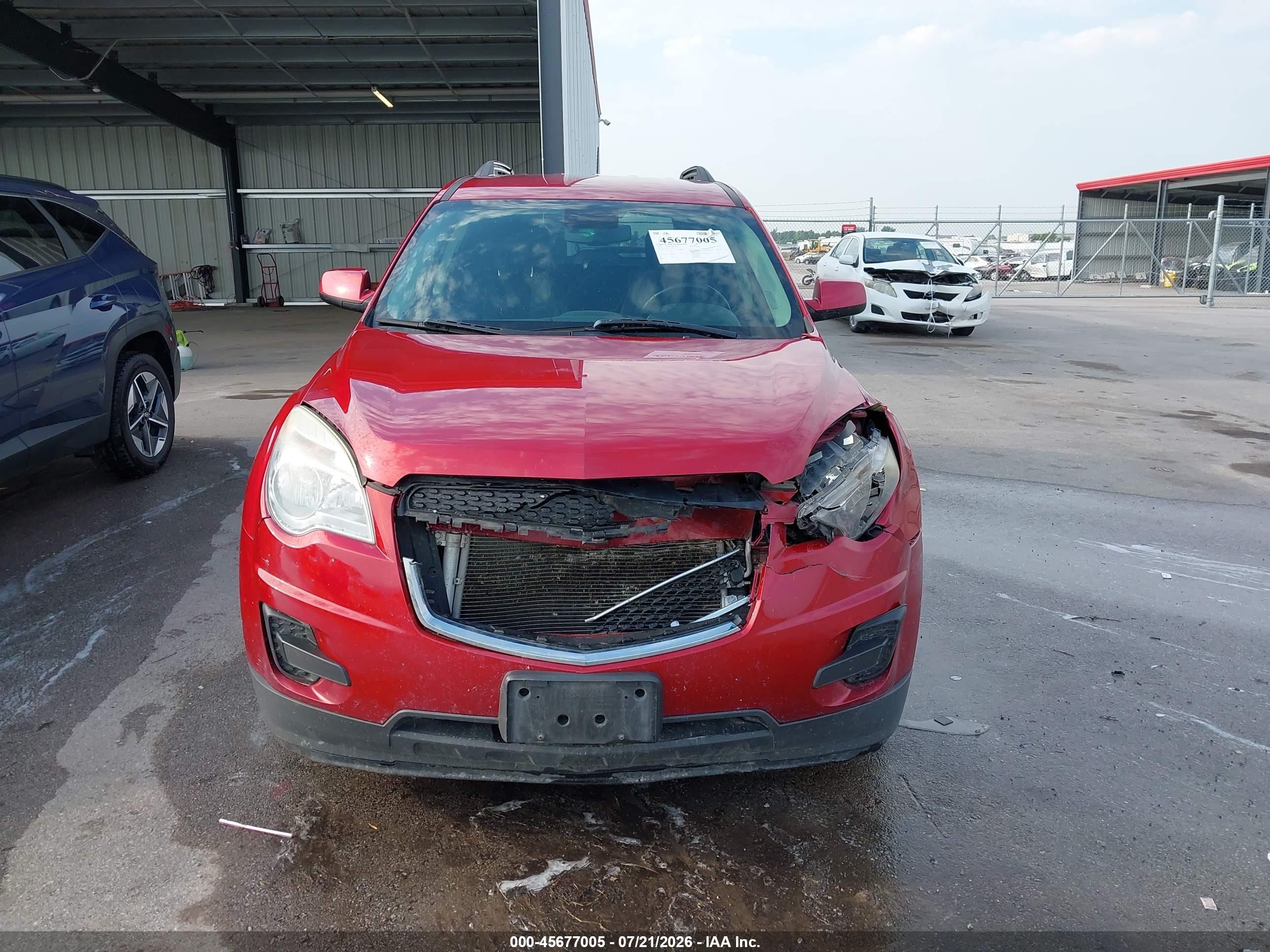 2015 Chevrolet Equinox Lt Red vin: 2GNFLBE3XF6216235