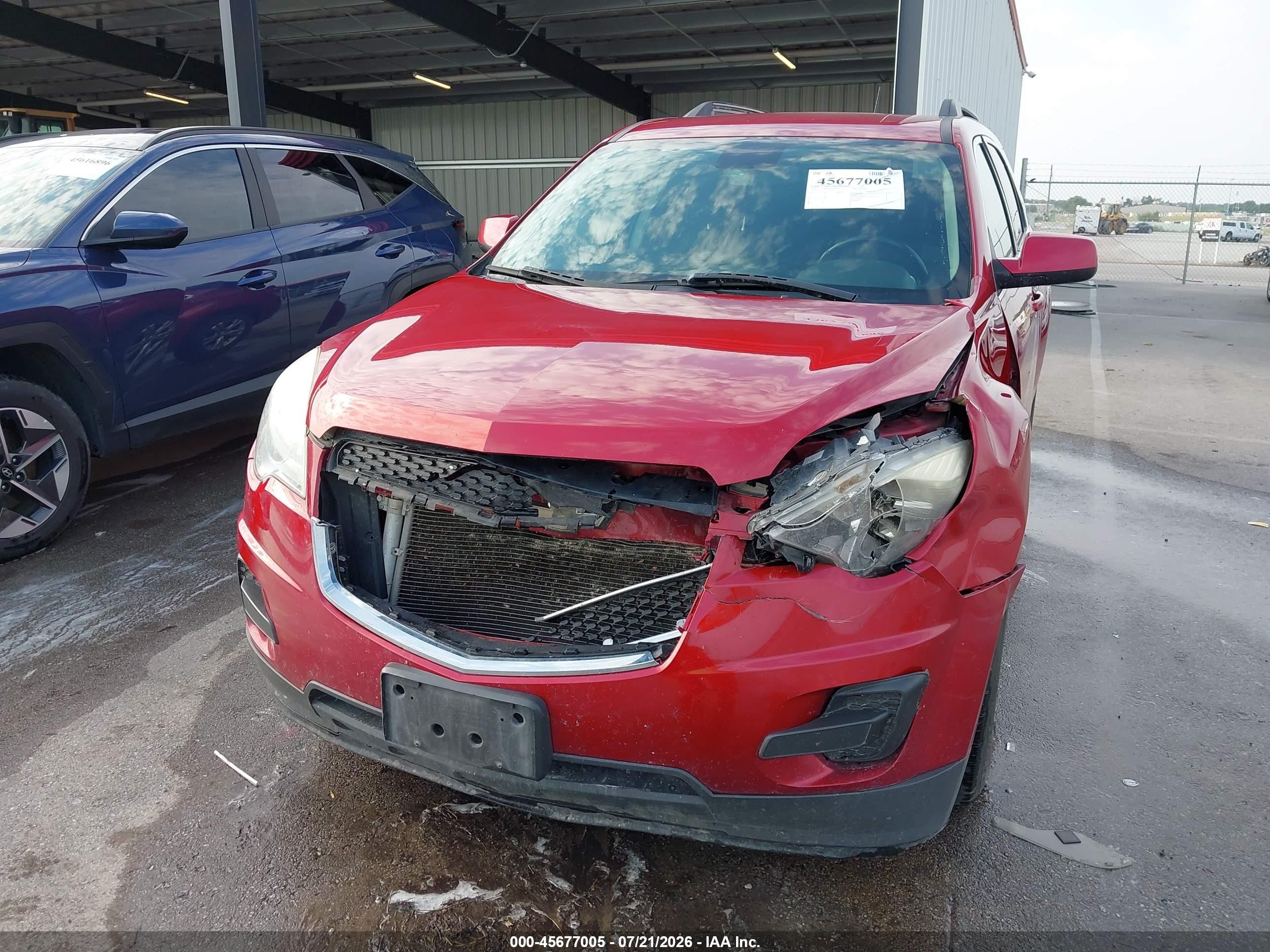 2015 Chevrolet Equinox Lt Red vin: 2GNFLBE3XF6216235