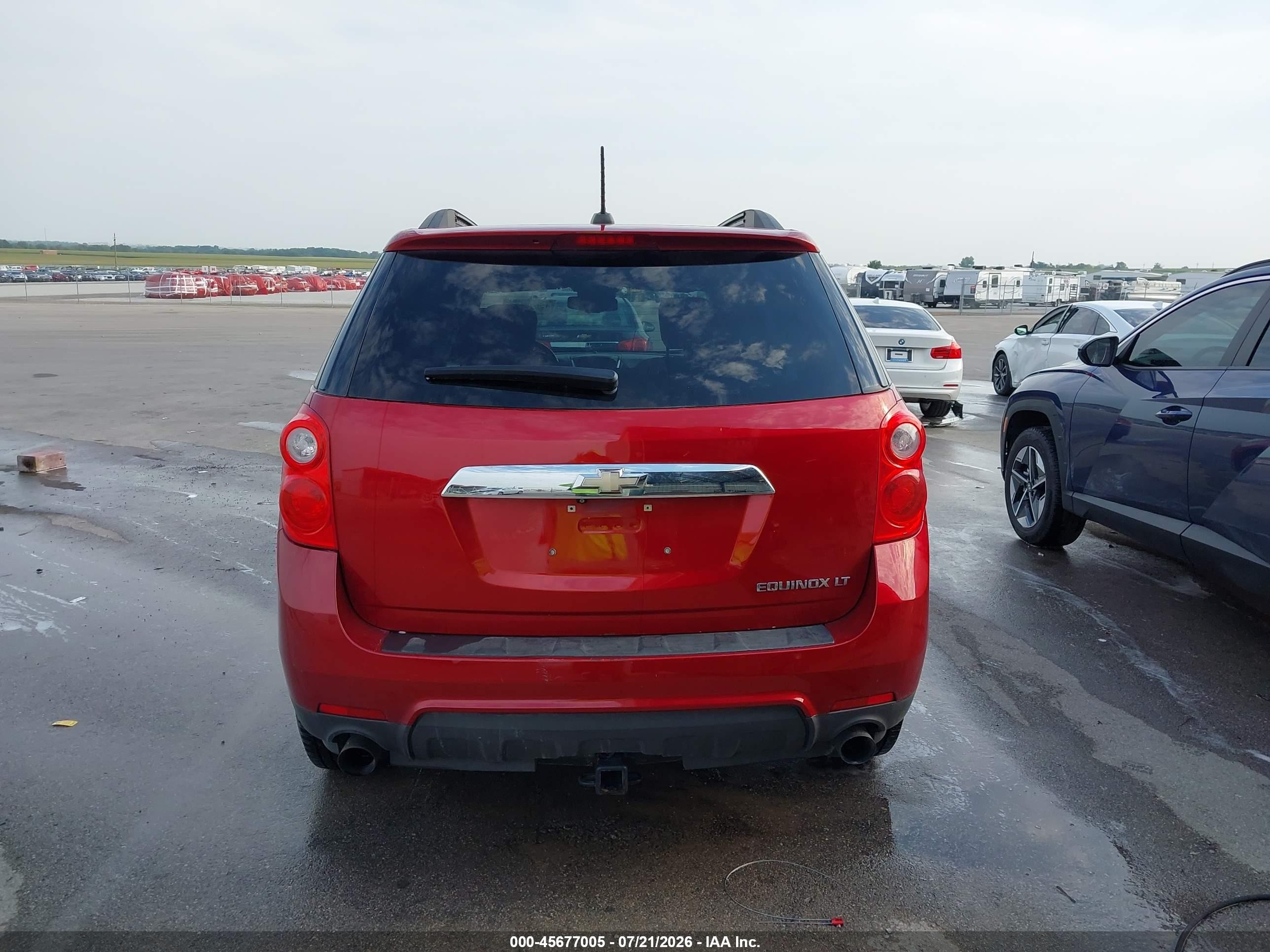 2015 Chevrolet Equinox Lt Red vin: 2GNFLBE3XF6216235