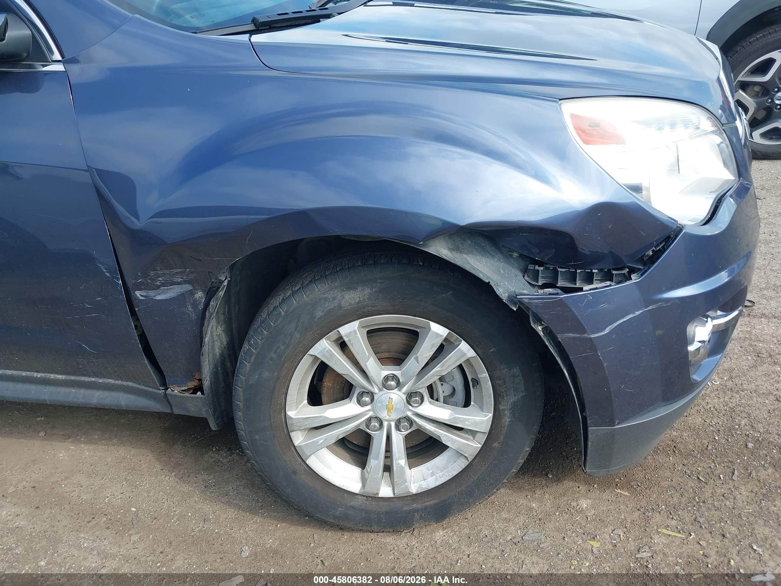 2014 Chevrolet Equinox Lt Синий vin: 2GNFLCE33E6181171
