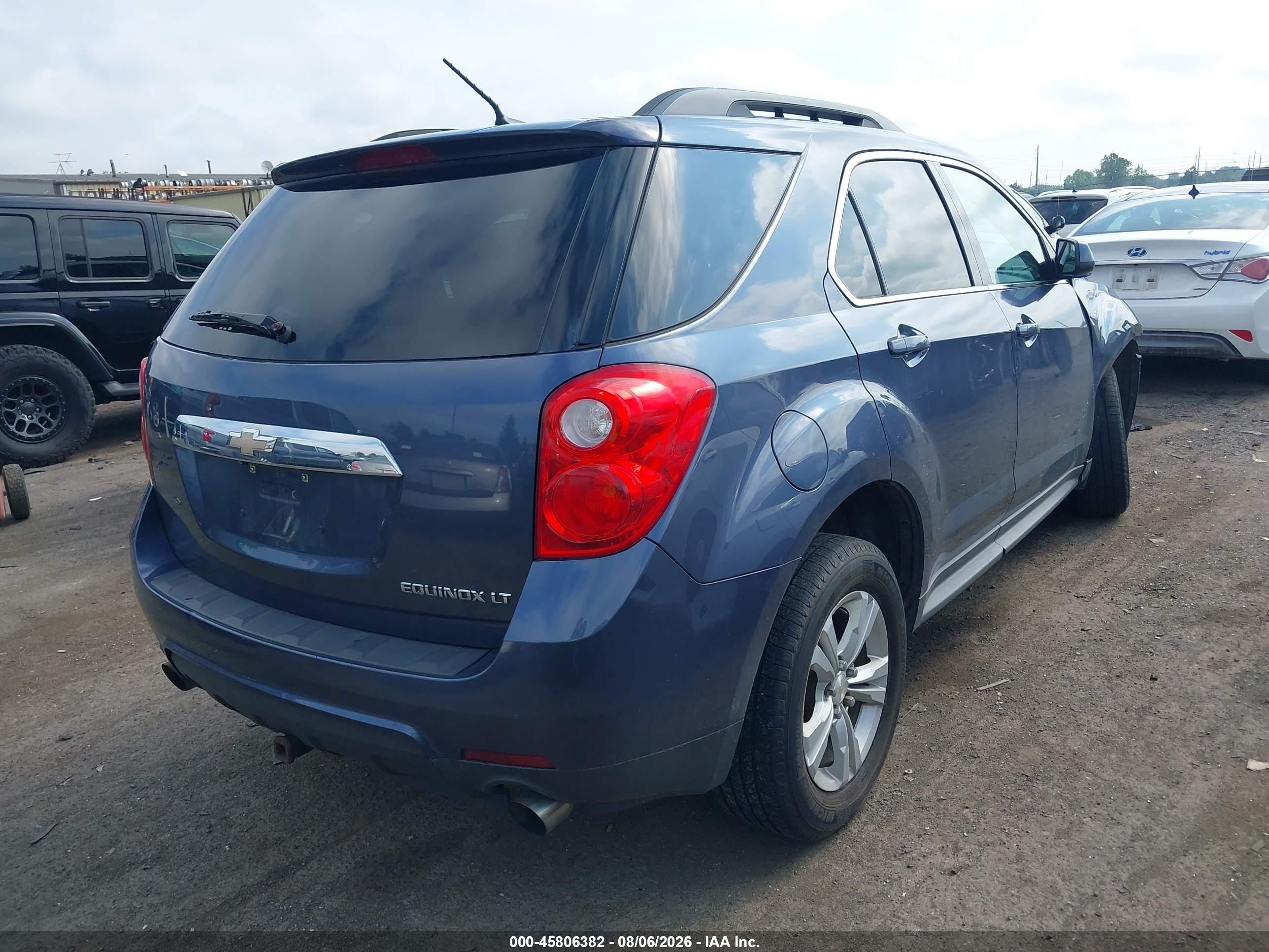 2014 Chevrolet Equinox Lt Синий vin: 2GNFLCE33E6181171